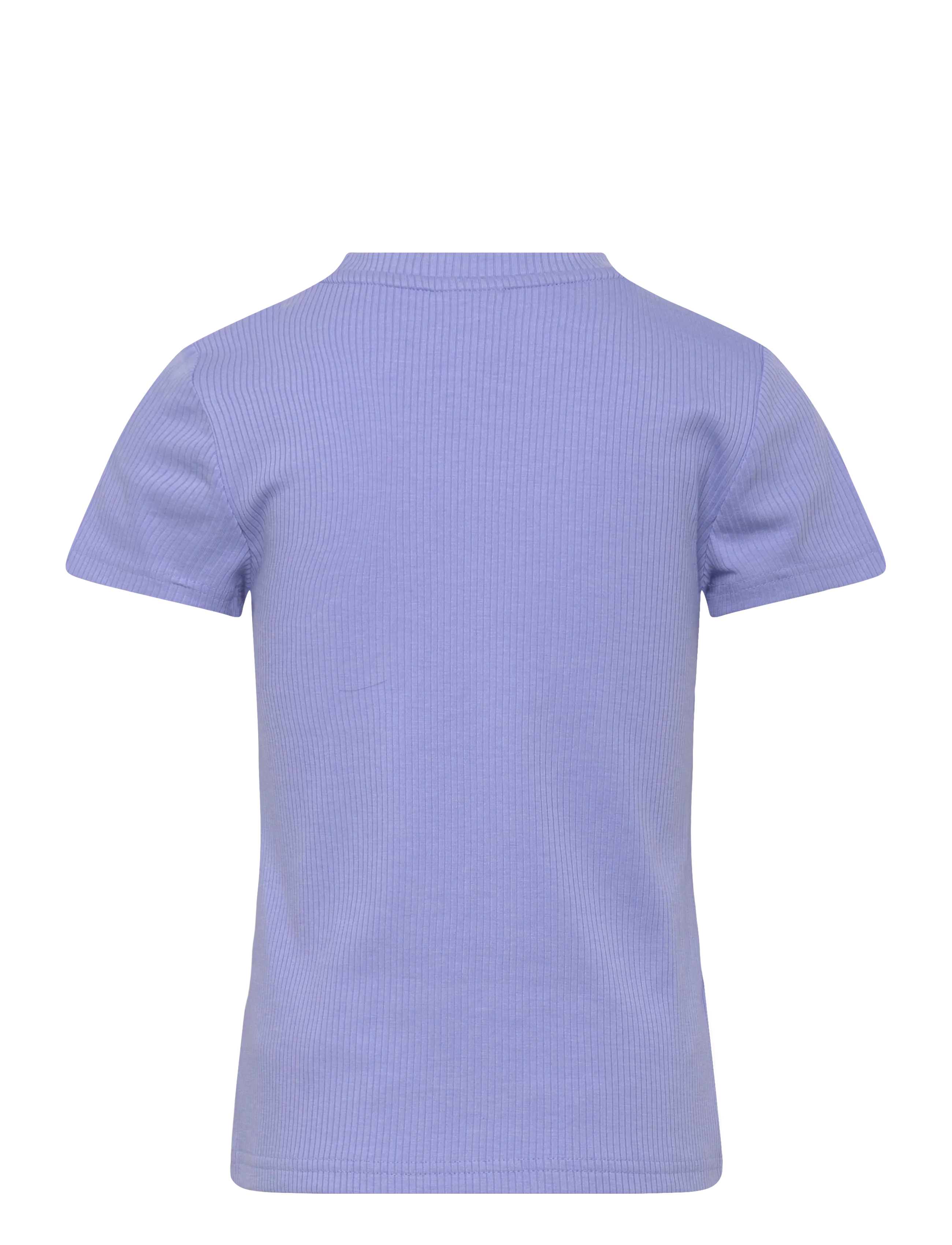 PUMA - ESS ELEVATED Rib Slim Tee G - spordisärgid - intense lavender - 1
