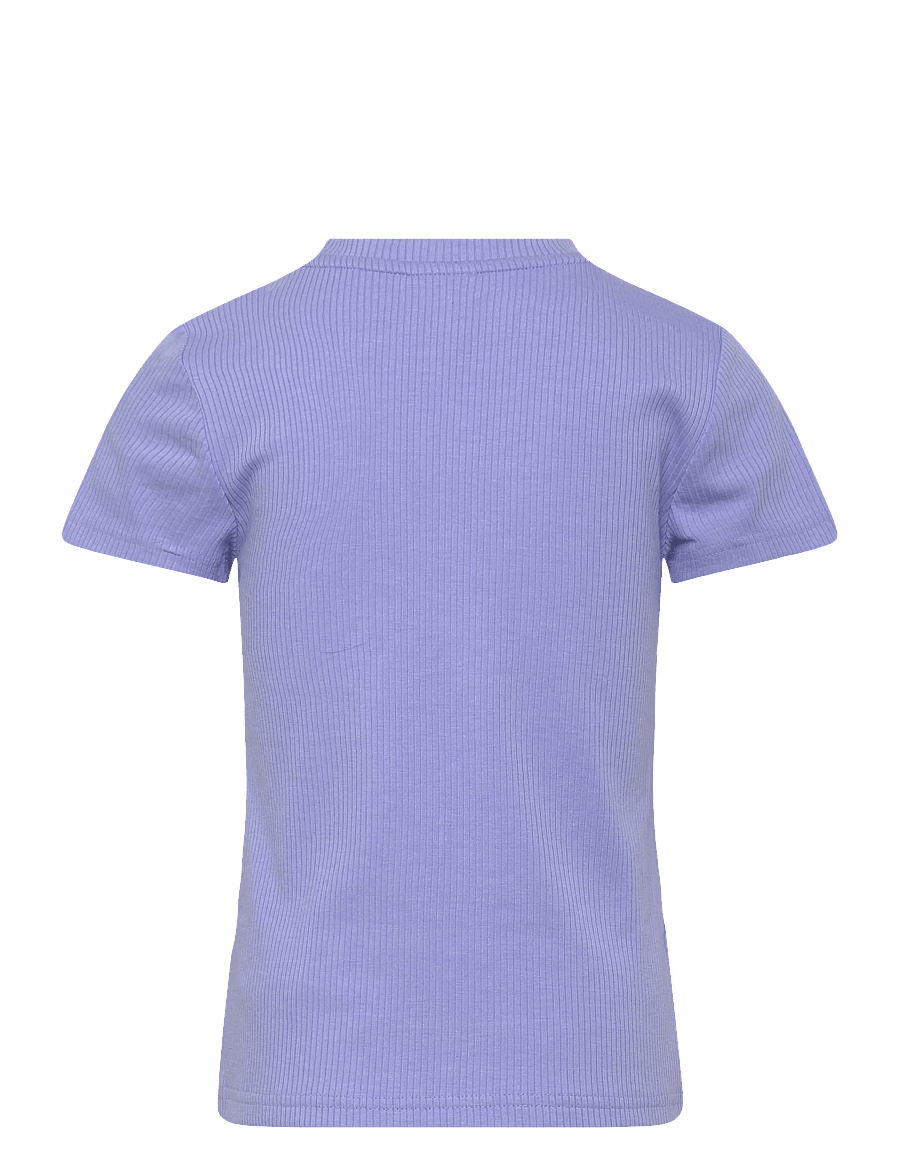 PUMA - ESS ELEVATED Rib Slim Tee G - sporditopid - intense lavender - 1