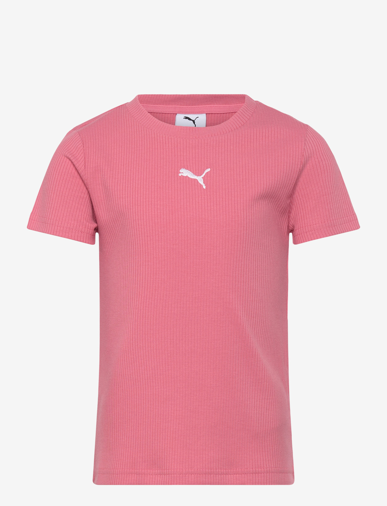 PUMA - ESS ELEVATED Rib Slim Tee G - sportstoppe - wild pink - 0