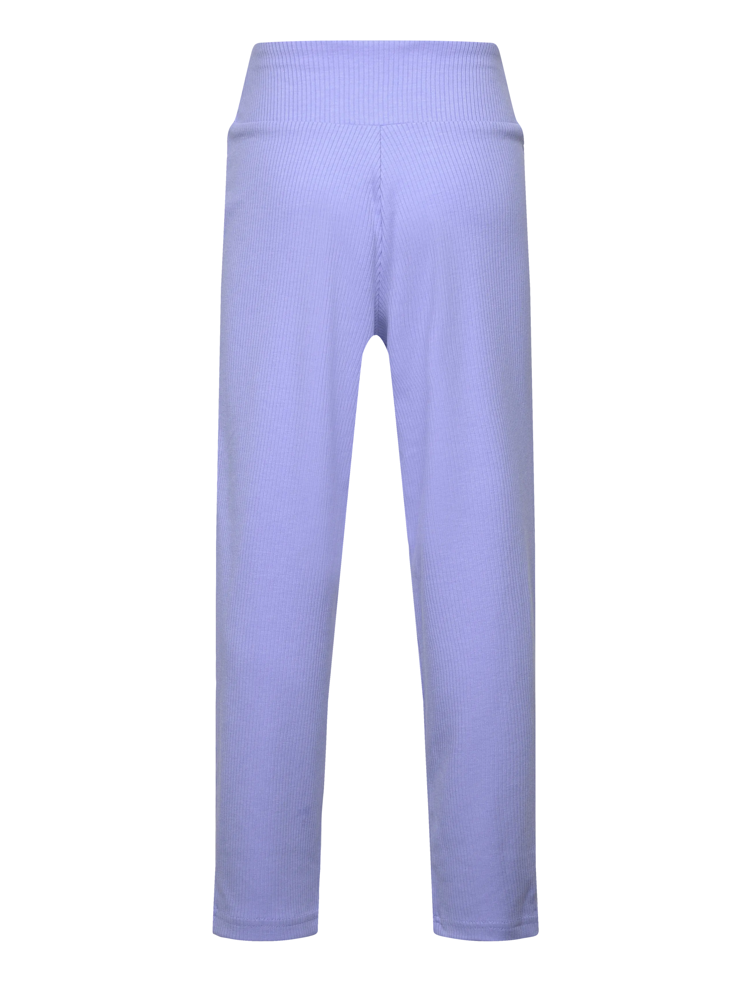 PUMA - ESS ELEVATED High Waist Straight Leg Rib Pants G - sweatpants - intense lavender - 1