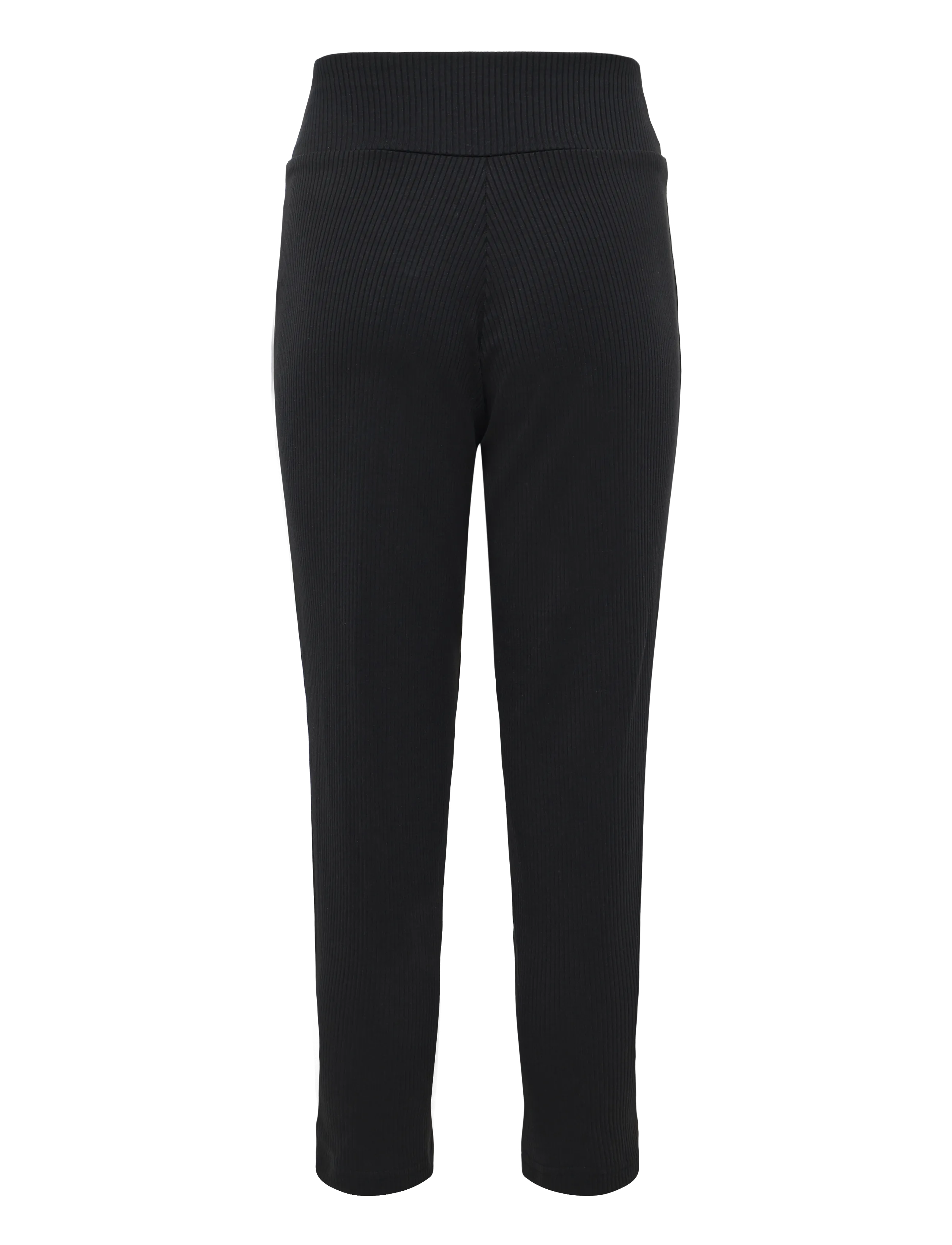 PUMA - ESS ELEVATED High Waist Straight Leg Rib Pants G - jogginghosen - puma black - 1