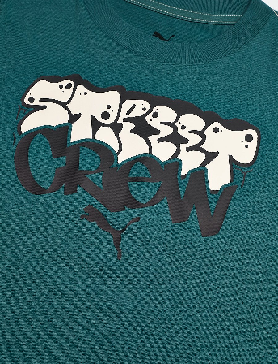 PUMA - MID90s Graphic Tee B - kortermede t-skjorter - emerald ice - 2