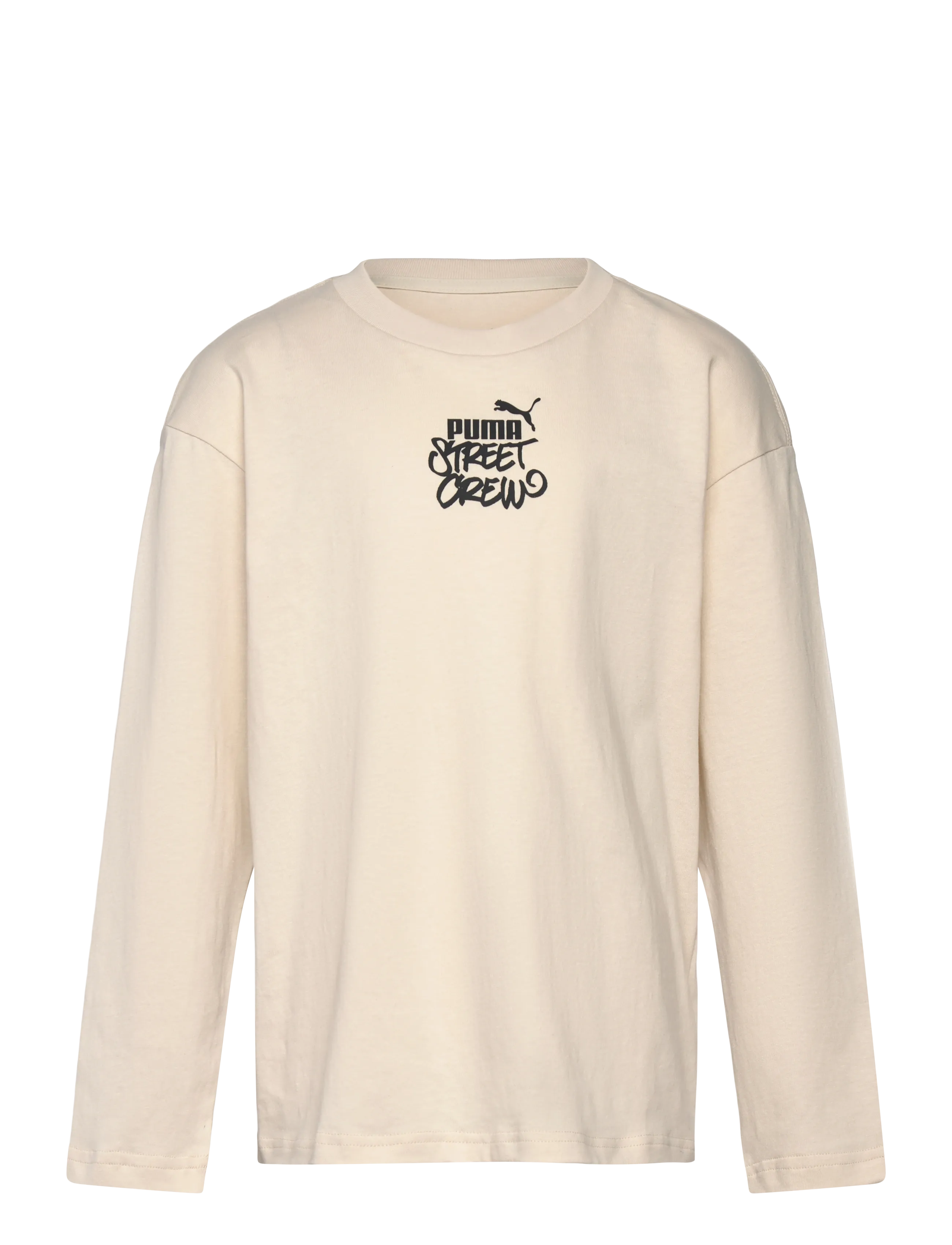 PUMA Mid90S Sp Relaxed Longsleeve Tee B, 140, Shirts, Creme - Long-sleeved Kinder