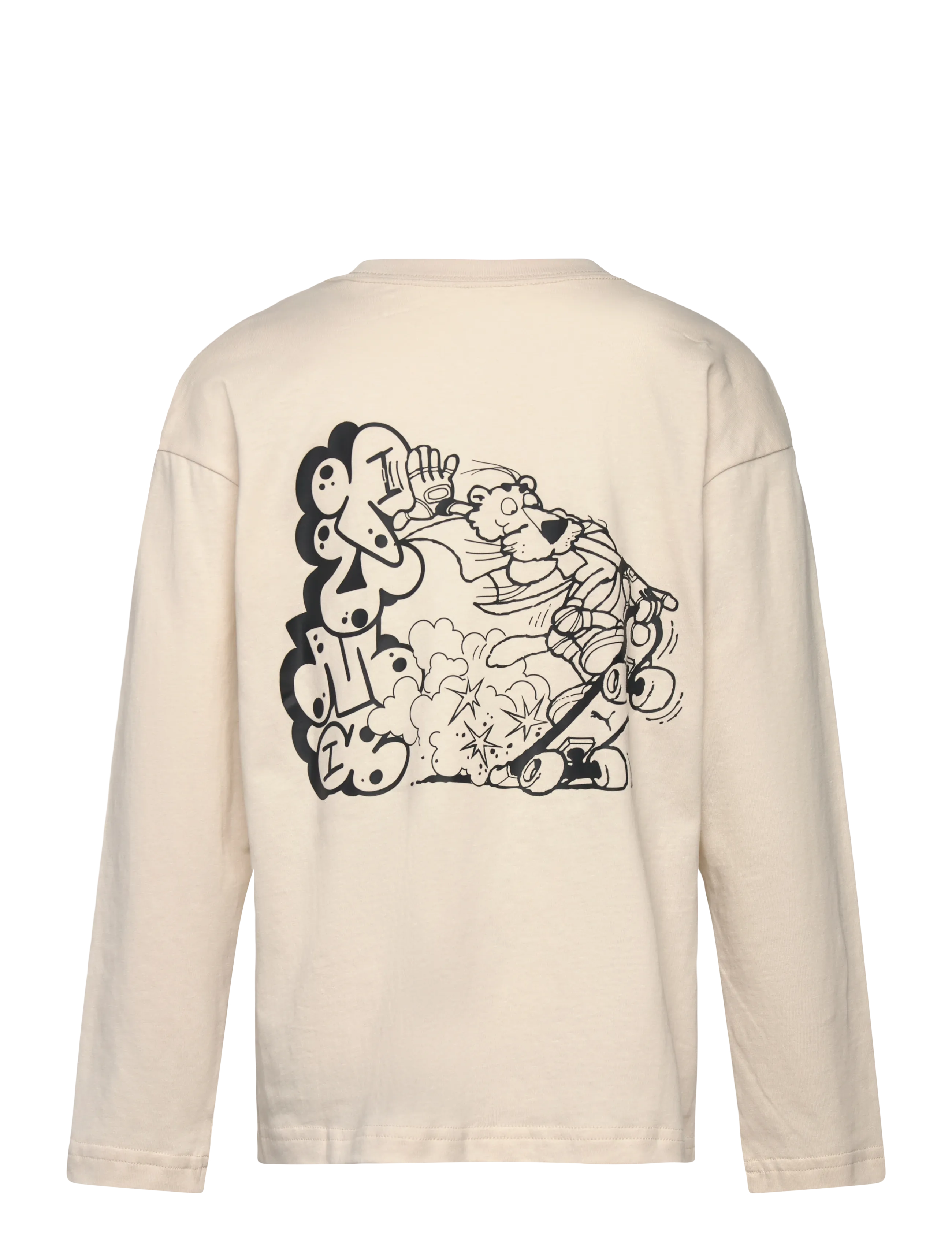 PUMA - MID90s SP Relaxed Longsleeve Tee B - krekli ar garām piedurknēm - alpine snow - 1