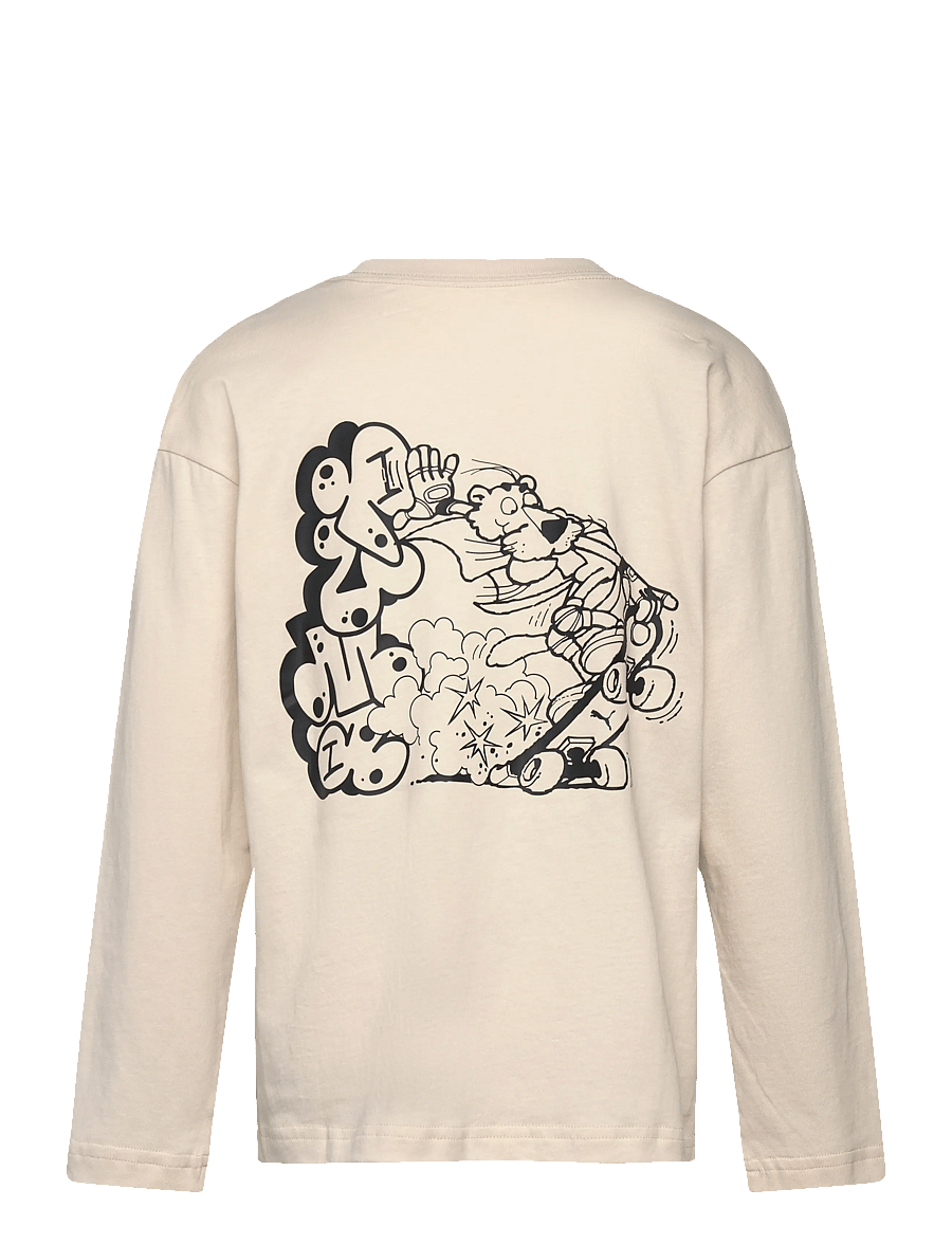PUMA - MID90s SP Relaxed Longsleeve Tee B - langærmede skjorter - alpine snow - 1