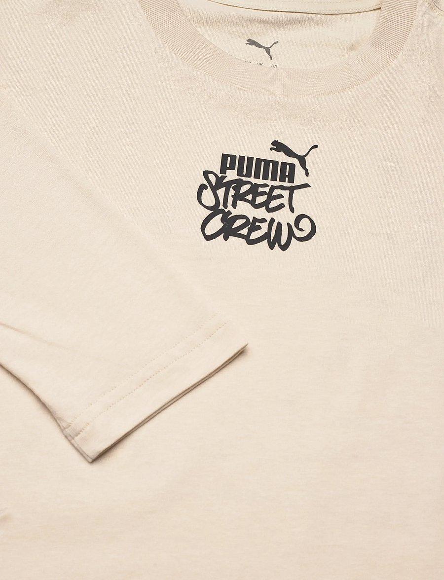 PUMA - MID90s SP Relaxed Longsleeve Tee B - langærmede skjorter - alpine snow - 2