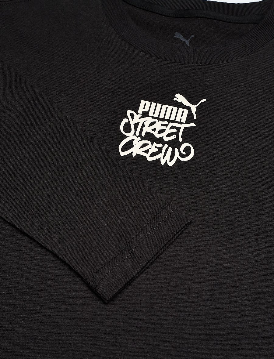 PUMA - MID90s SP Relaxed Longsleeve Tee B - langærmede skjorter - puma black - 2