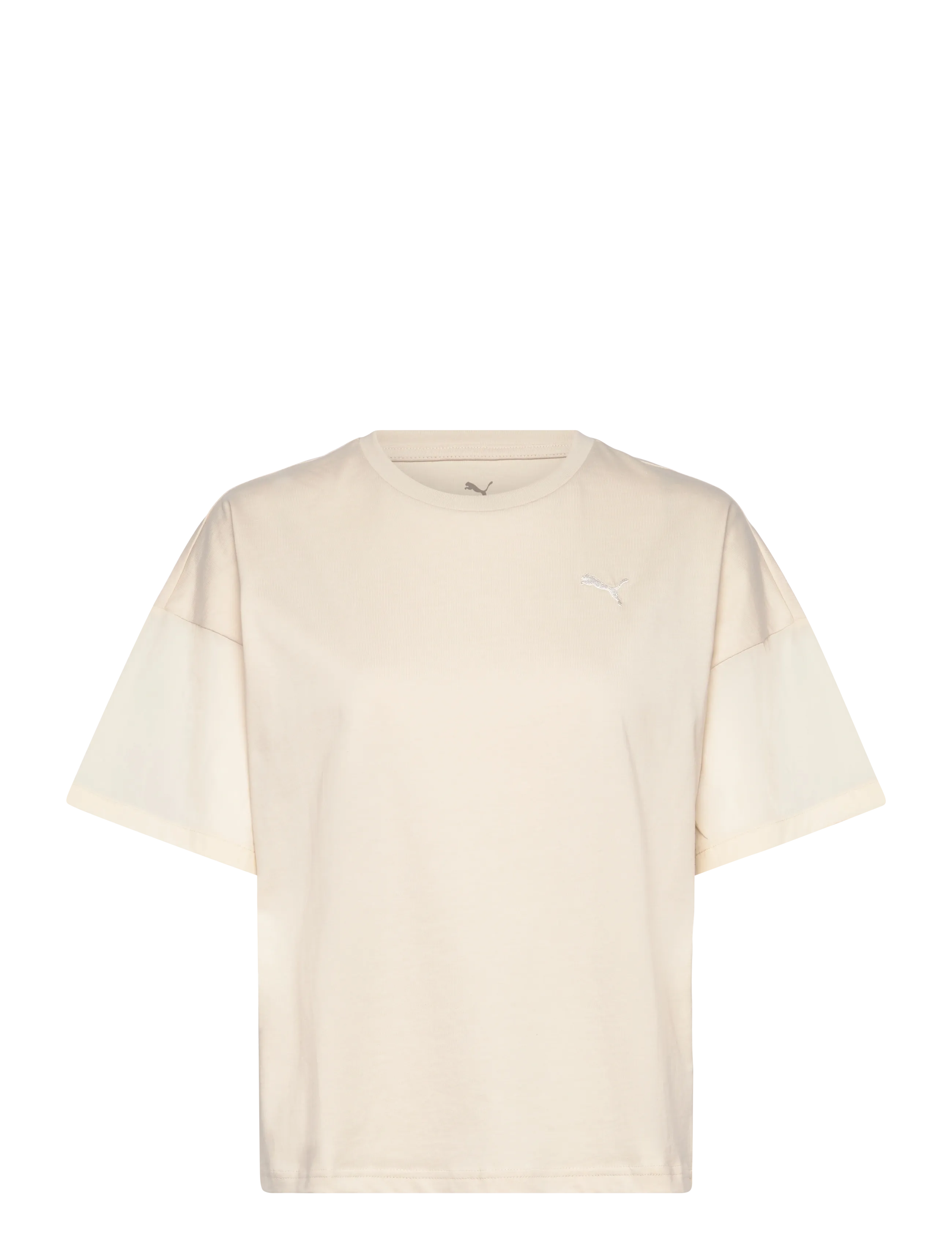 PUMA HER Oversized Tee - Visa allt - ALPINE SNOW / cream