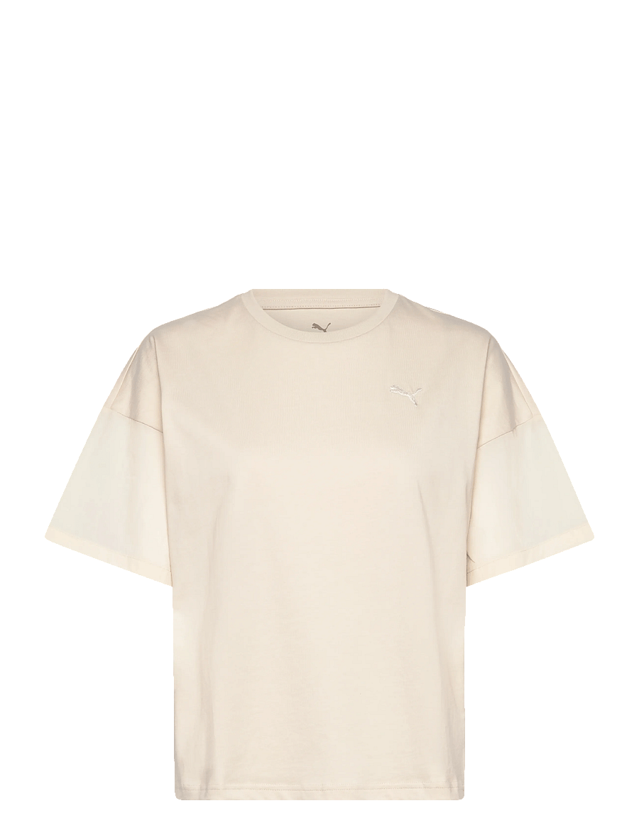 PUMA - HER Oversized Tee - t-shirts - alpine snow - 0