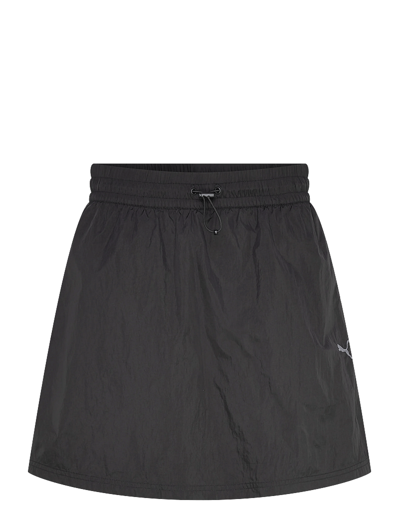 PUMA - HER Woven Skirt - kleider & röcke - puma black - 0