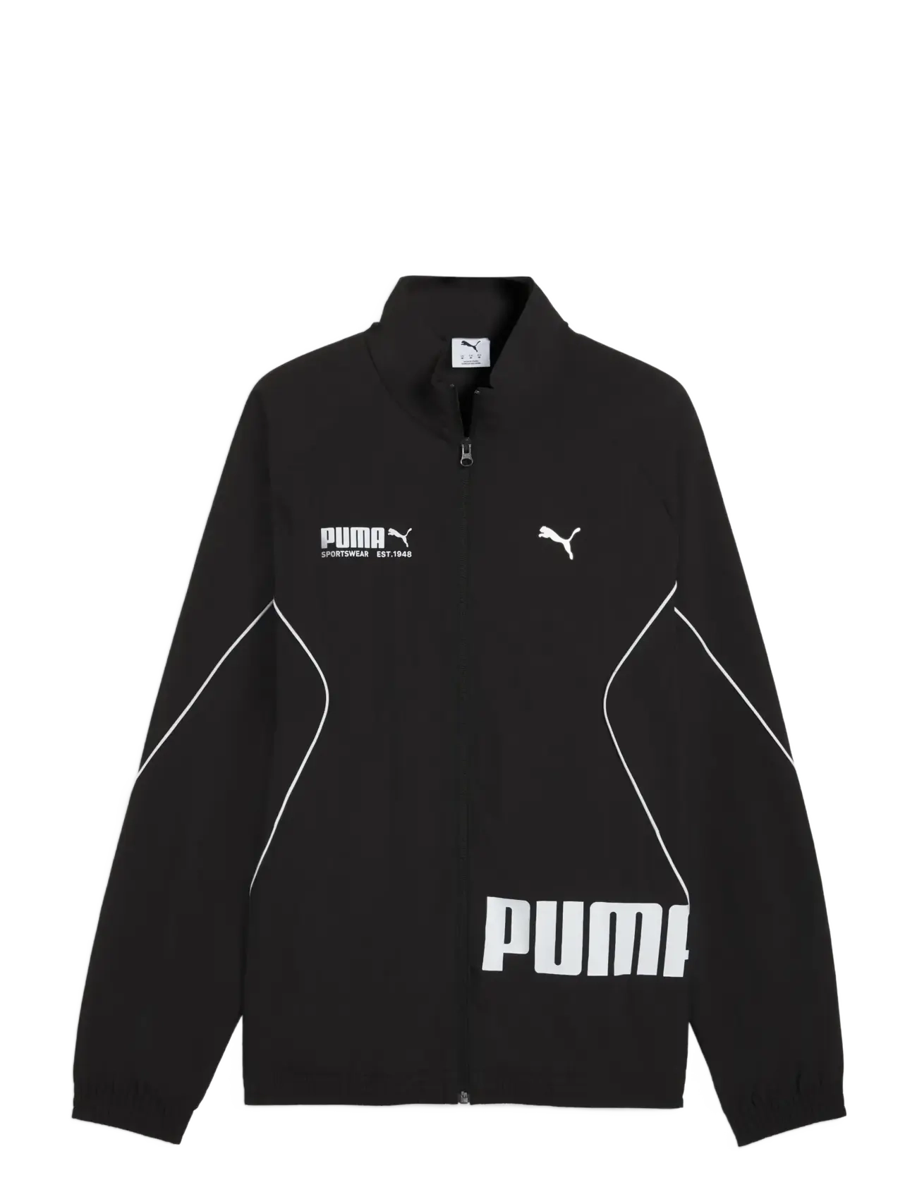 PUMA PUMA SPORT Relaxed Woven Track Jacket - Riided - PUMA BLACK / black