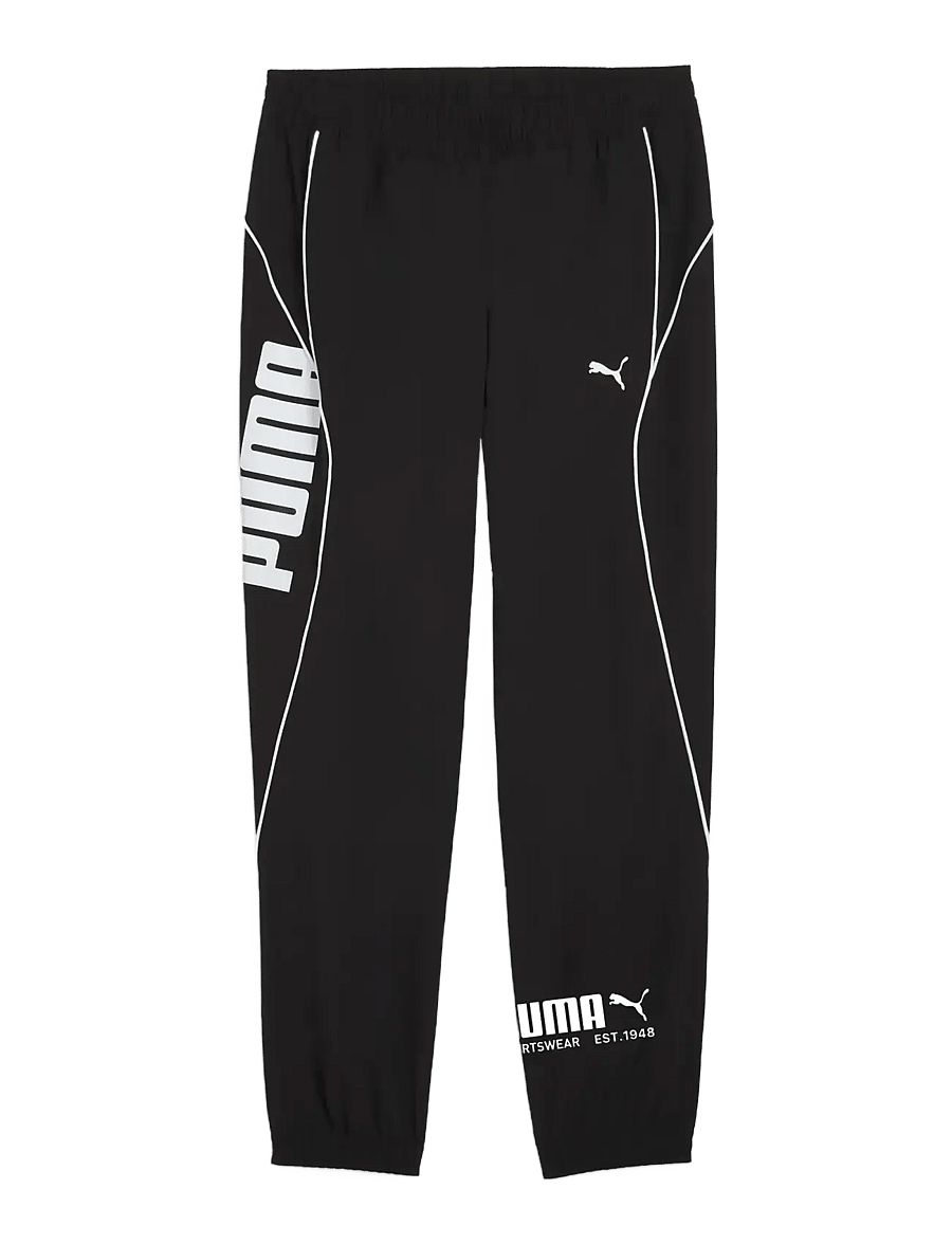 PUMA - PUMA SPORT Woven Track Pants - spordipüksid - puma black - 1