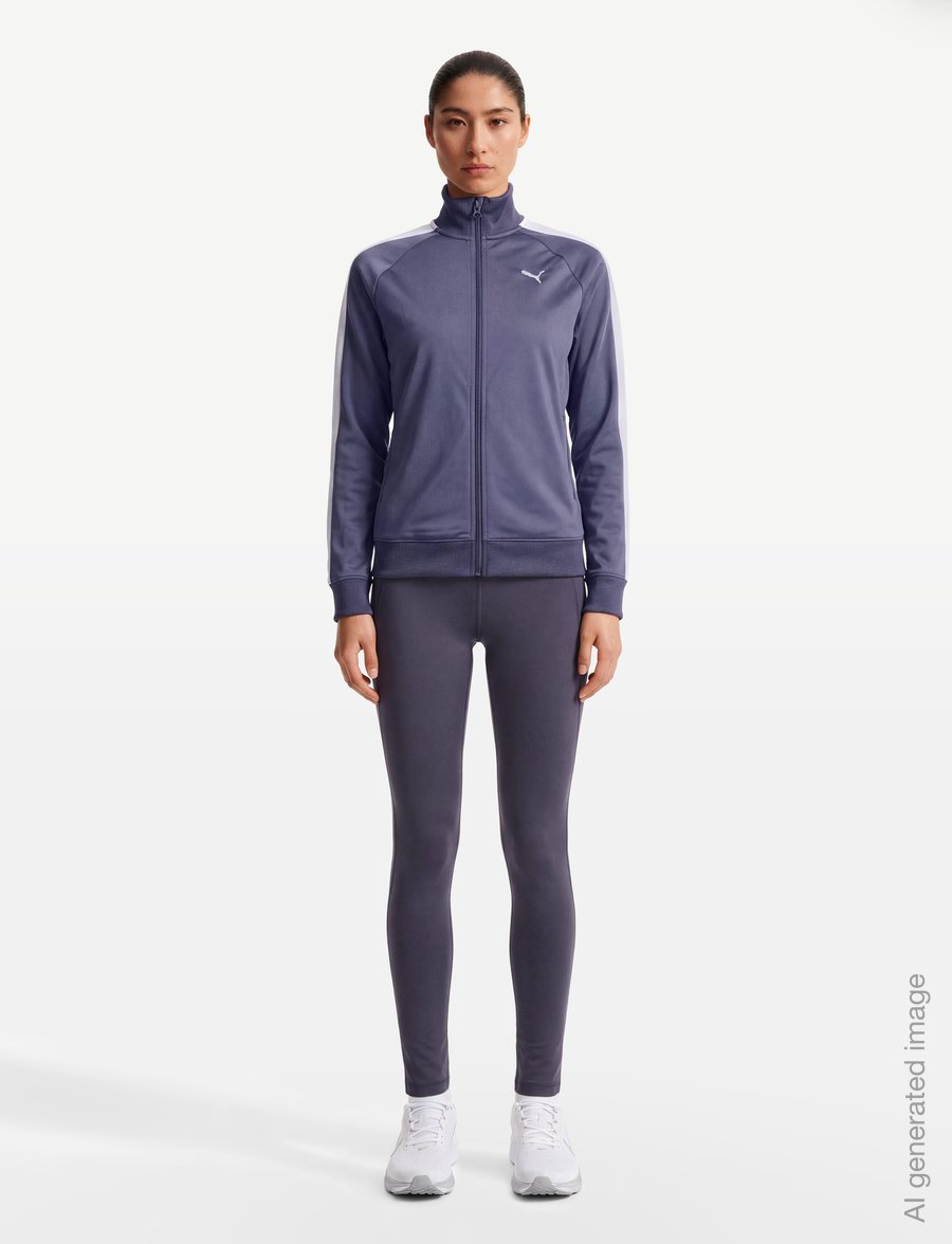 PUMA - ESS T7 Poly Track Jacket - träningsjackor - inky depths - 0