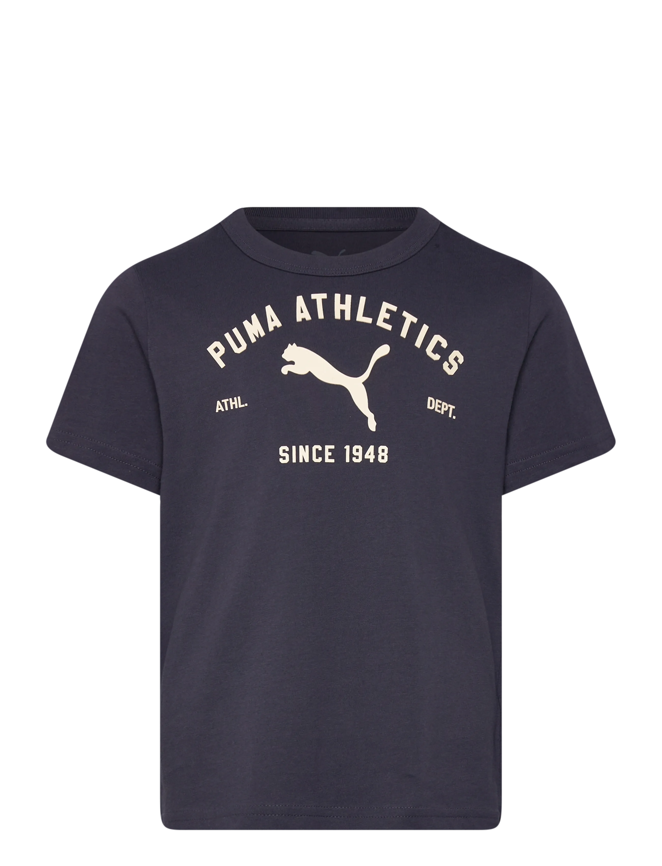 PUMA Puma Class Graphic Tee B, 140, Navy, T-Shirts > Kortærmede, Børn
