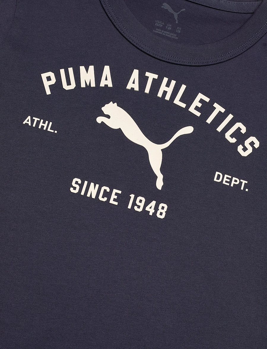 PUMA - PUMA CLASS Graphic Tee B - sportstopper - new navy - 2