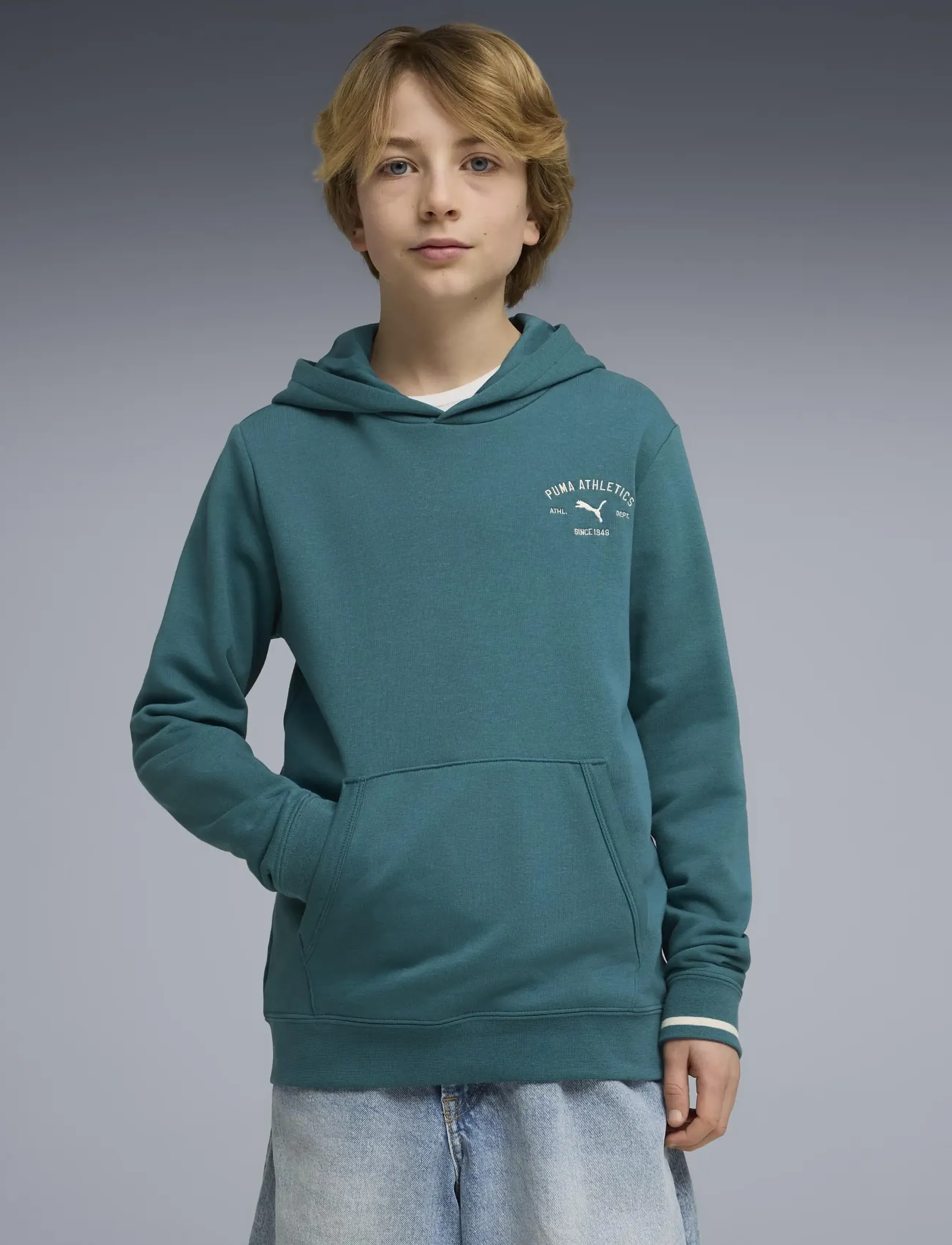 PUMA - PUMA CLASS Graphic Hoodie TR B - kapuzenpullover - emerald ice - 0
