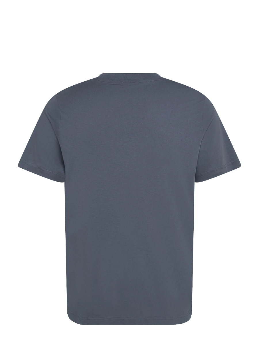 PUMA - ESS Small No.1 Logo centered Tee - tops & t-shirts - evening blue - 1