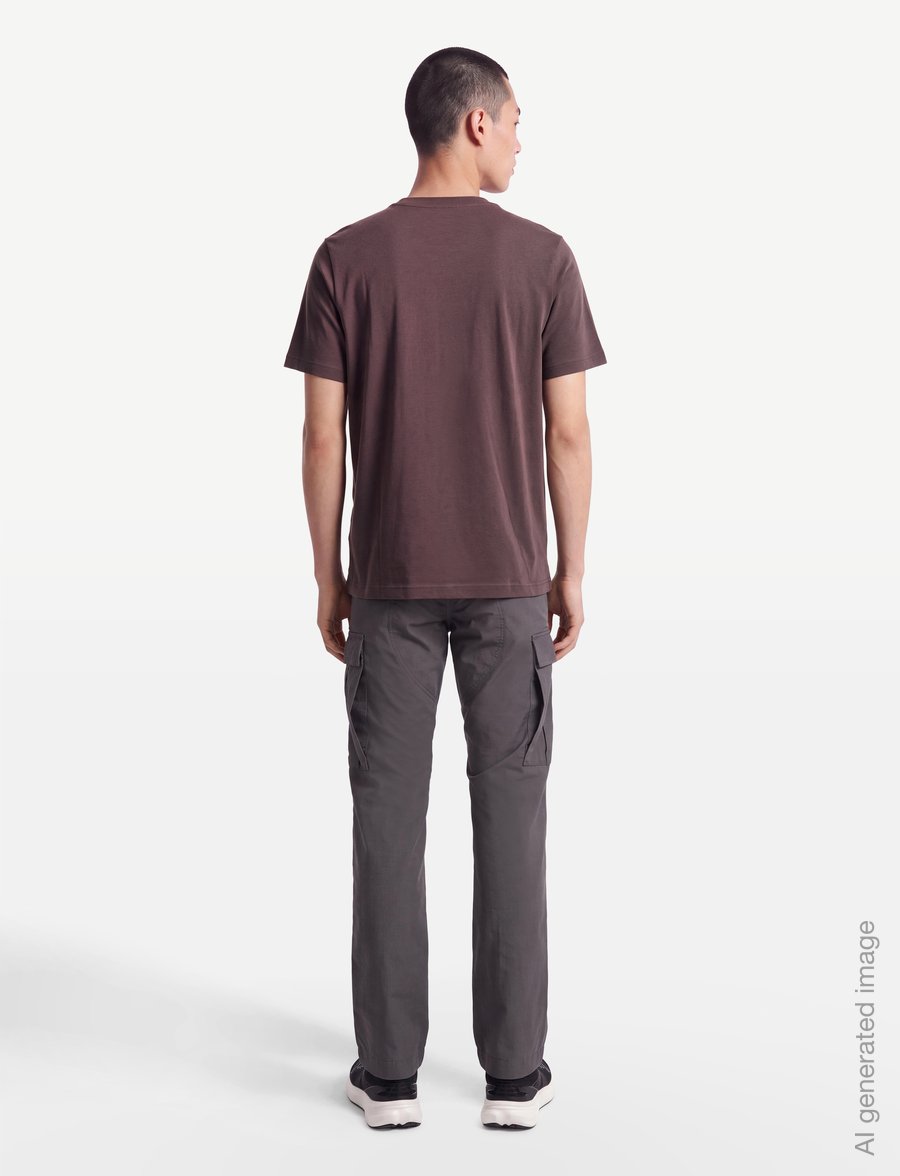 PUMA - ESS Small No.1 Logo centered Tee - t-shirts - rich cocoa - 4