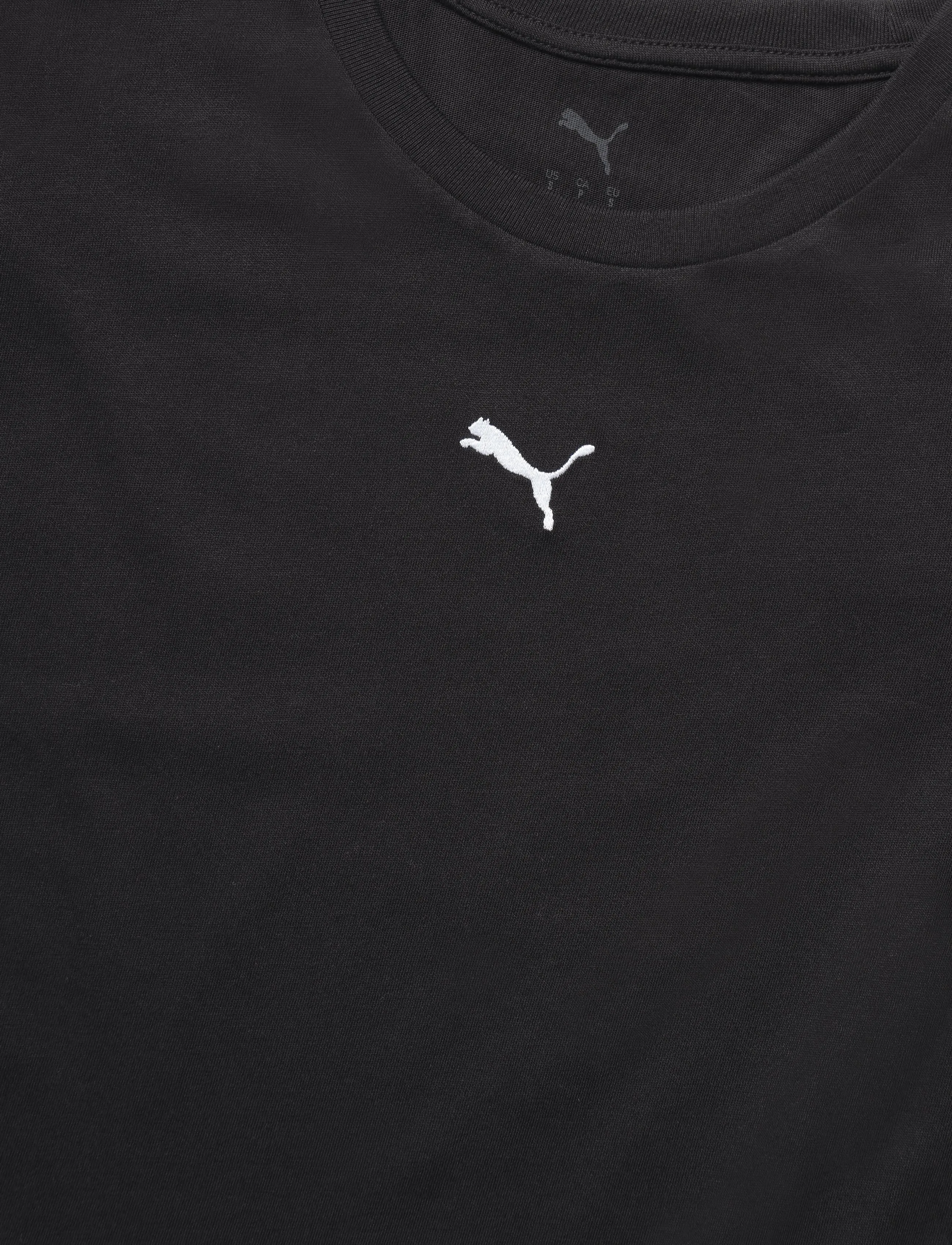 PUMA - ESS Centered Cat Logo Tee - alussärgid ja t-särgid - puma black - 2