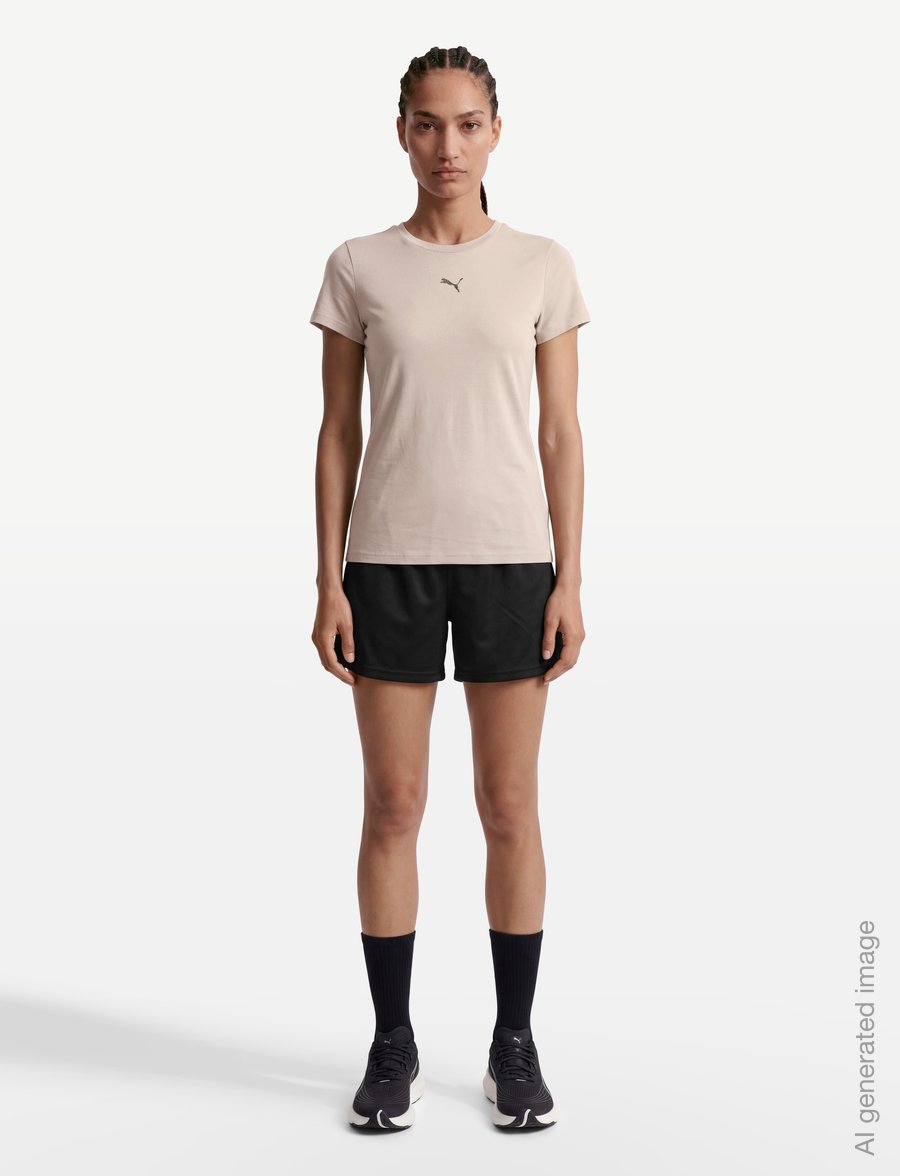PUMA - ESS Centered Cat Logo Tee - alussärgid ja t-särgid - silver fog - 0