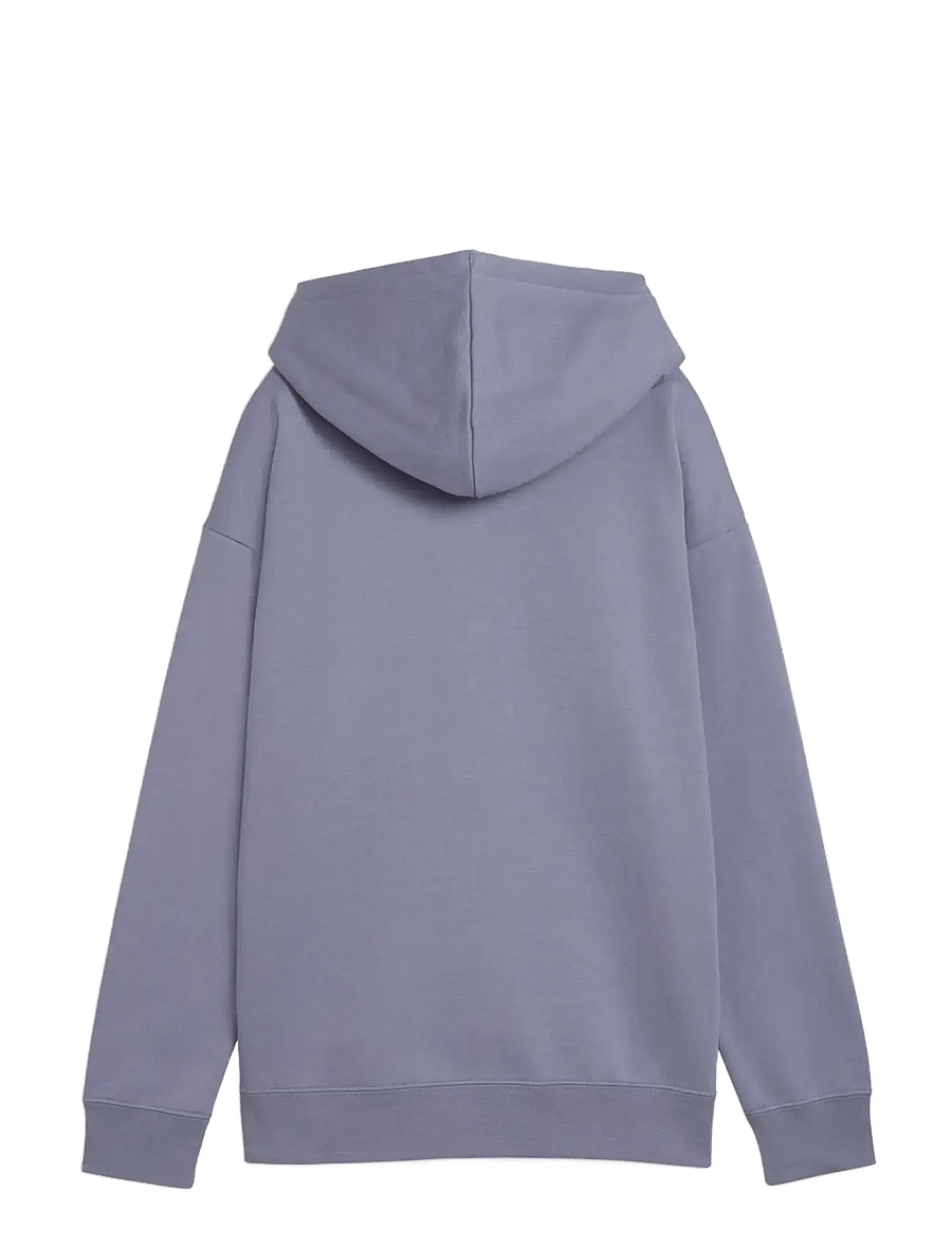 PUMA - ESS Centered Cat Logo Relaxed Hoodie FL - huvtröjor - gray sky - 2