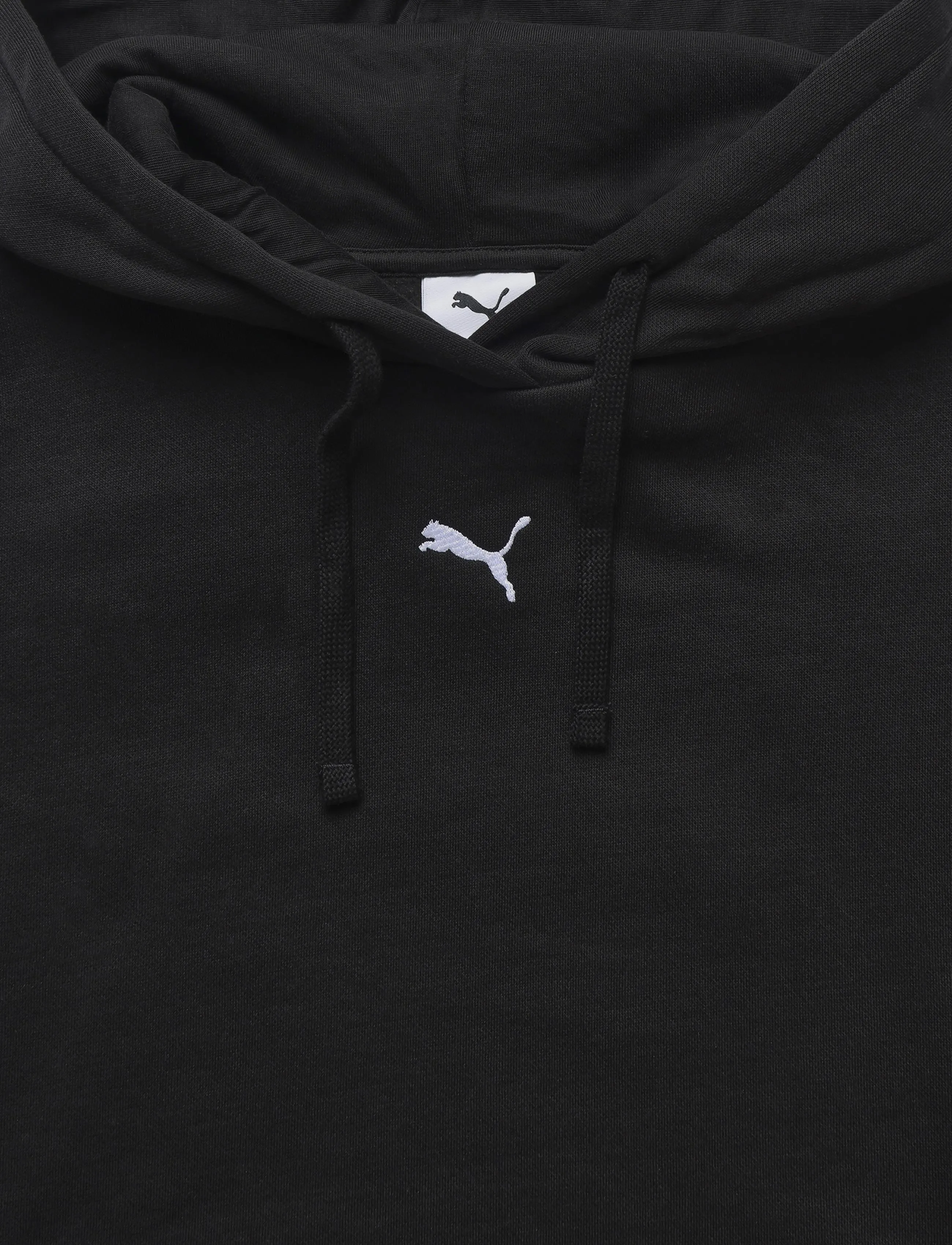 PUMA - ESS Centered Cat Logo Relaxed Hoodie FL - tops - puma black - 2