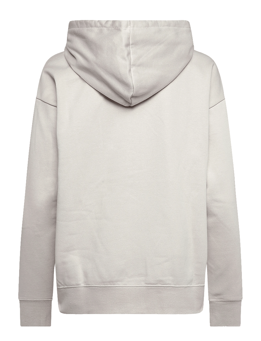 PUMA - ESS Centered Cat Logo Relaxed Hoodie FL - huvtröjor - silver fog - 1