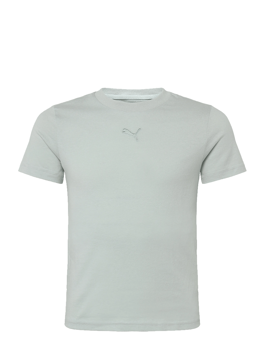 PUMA - ESS Centered Cat Logo Tee G - sportoberteile - creme de mint - 0