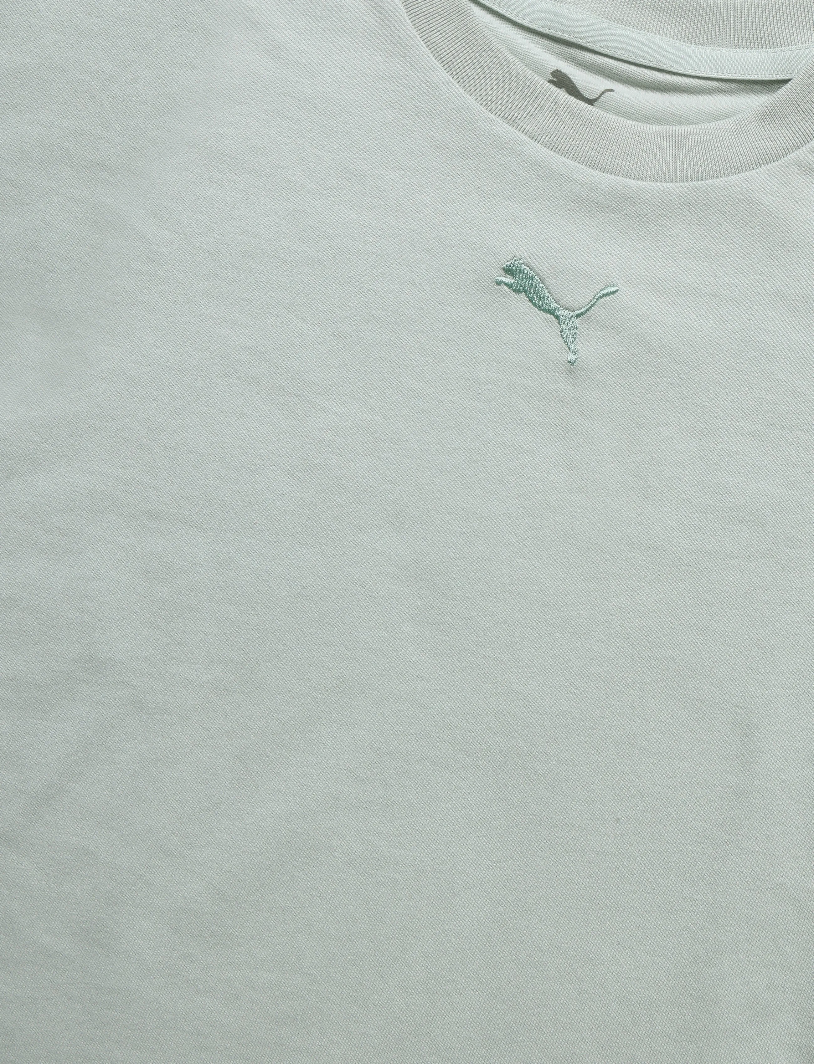 PUMA - ESS Centered Cat Logo Tee G - creme de mint - 2