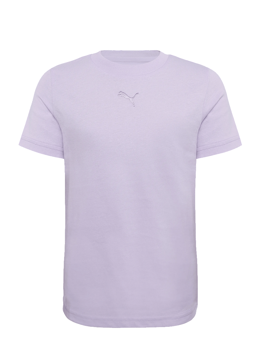 PUMA - ESS Centered Cat Logo Tee G - sporditopid - light lavender - 0