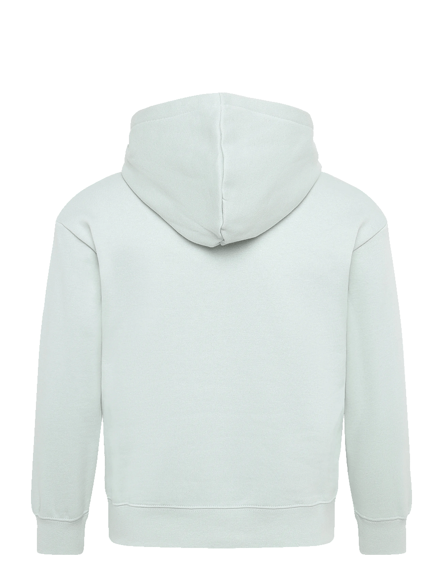 PUMA - ESS Centered Cat Logo Relaxed Hoodie FL G - huvtröjor - creme de mint - 1