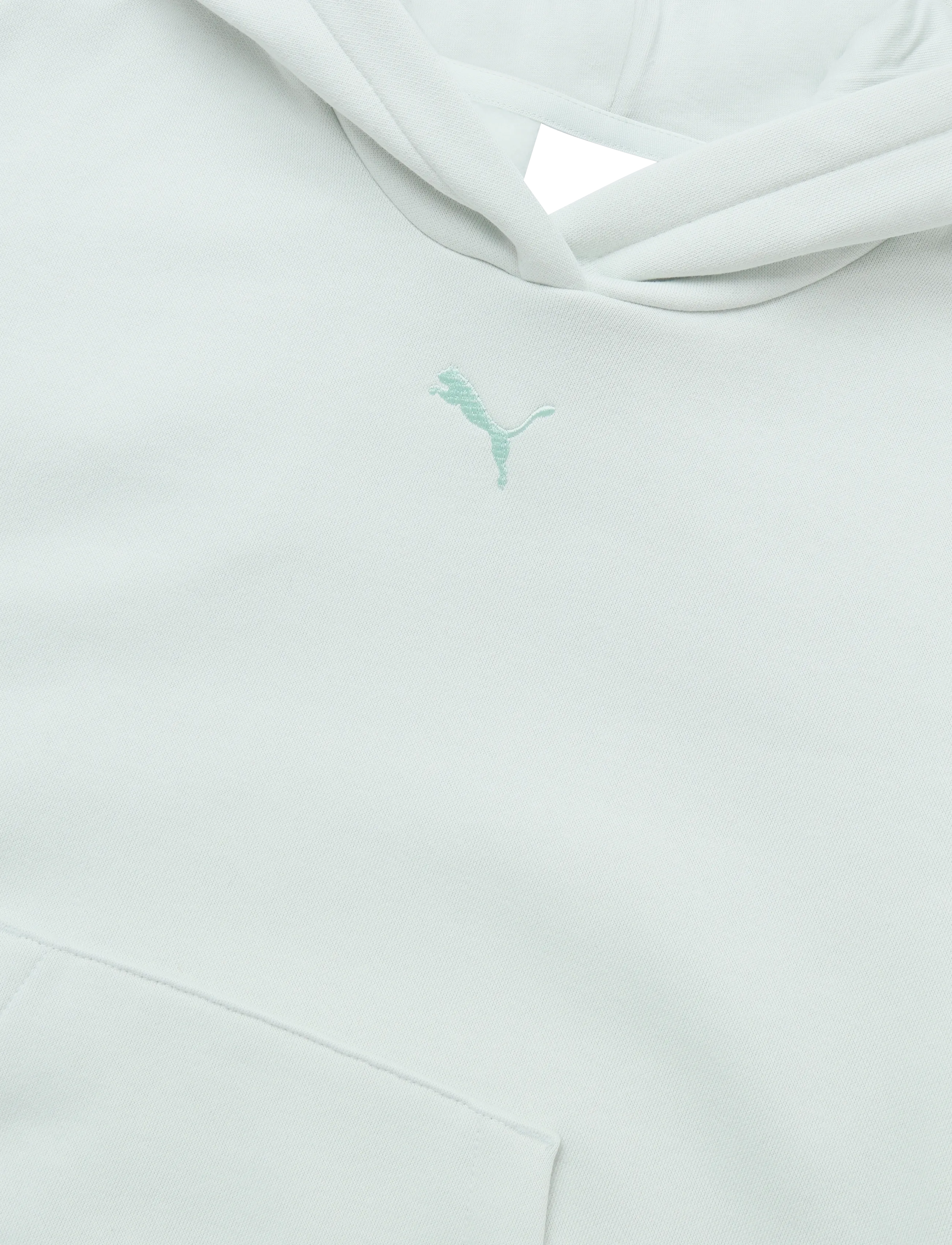 PUMA - ESS Centered Cat Logo Relaxed Hoodie FL G - kapuzenpullover - creme de mint - 2