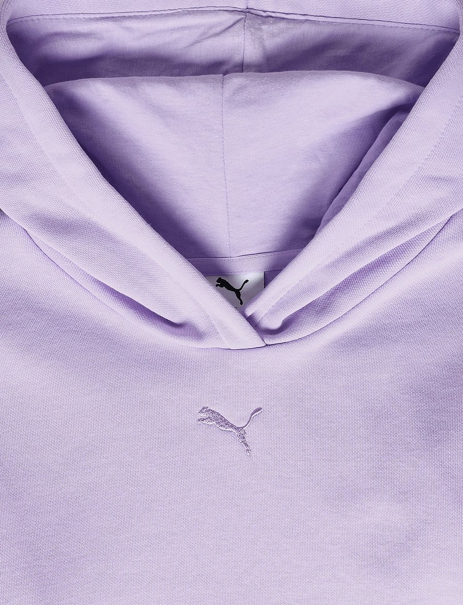 PUMA - ESS Centered Cat Logo Relaxed Hoodie FL G - kapuzenpullover - light lavender - 2