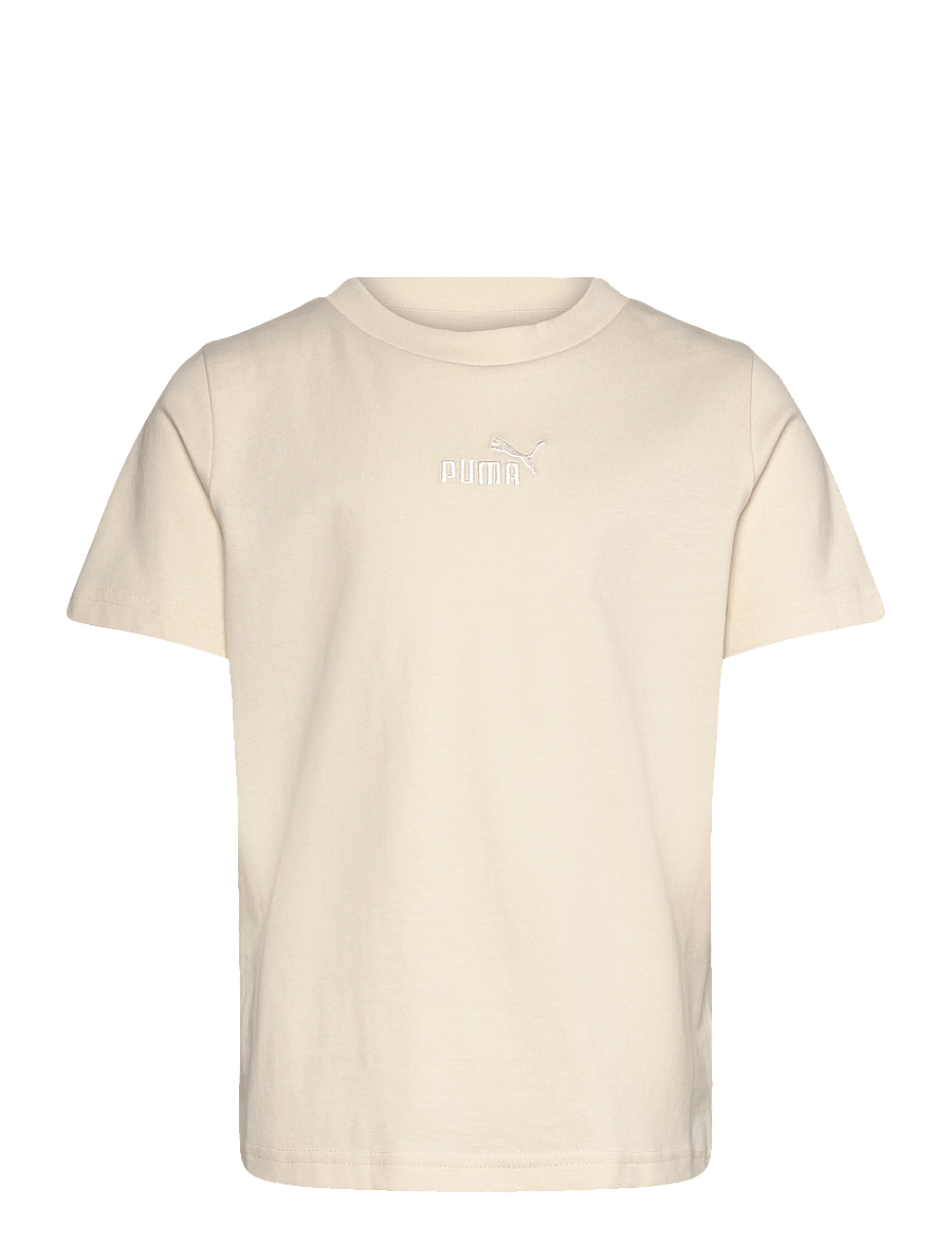 PUMA - ESS Small No.1 Logo Centered Tee B - t-shirts à manches courtes - alpine snow - 0