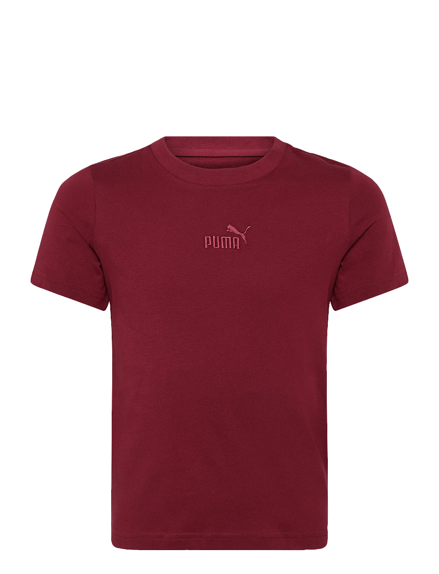 PUMA - ESS Small No.1 Logo Centered Tee B - kurzärmelig - garnet glow - 0