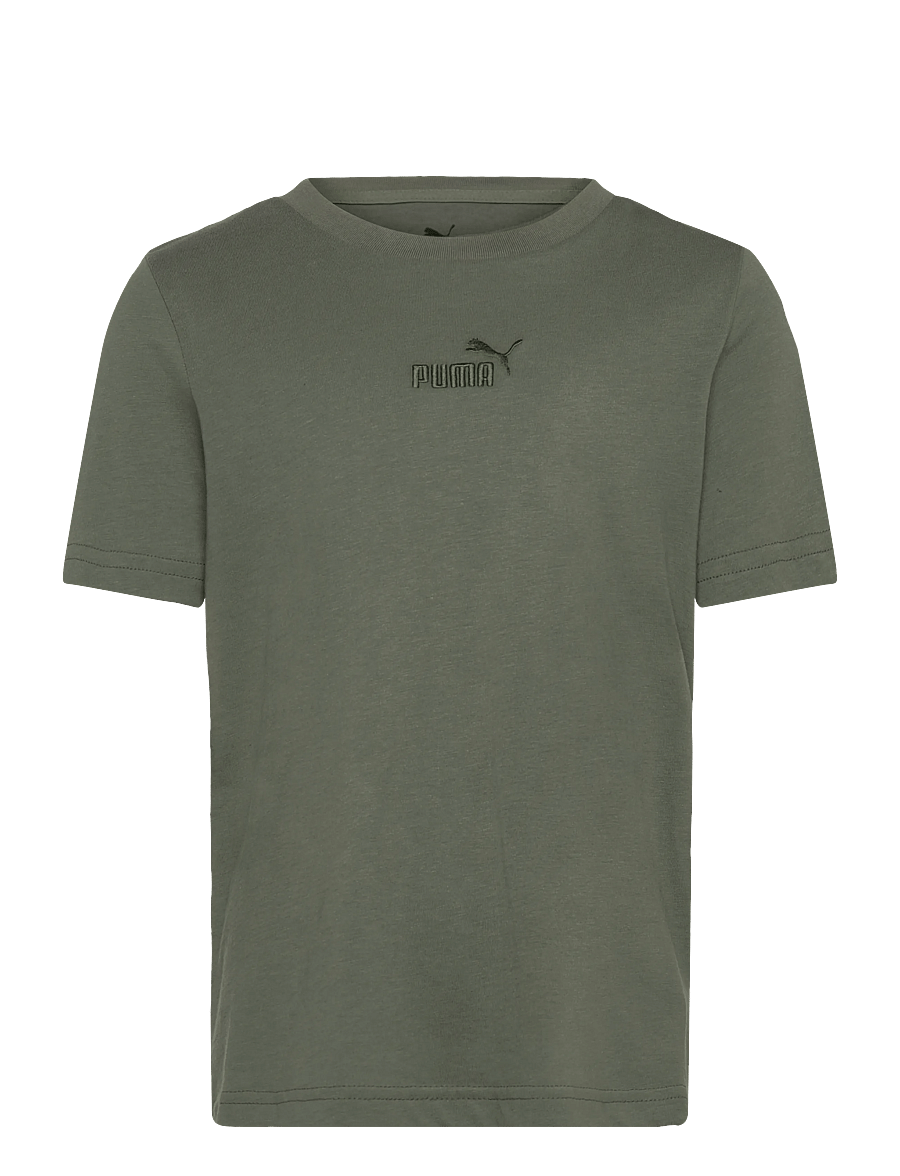 PUMA - ESS Small No.1 Logo Centered Tee B - lühikeste varrukatega t-särgid - moss veil - 0