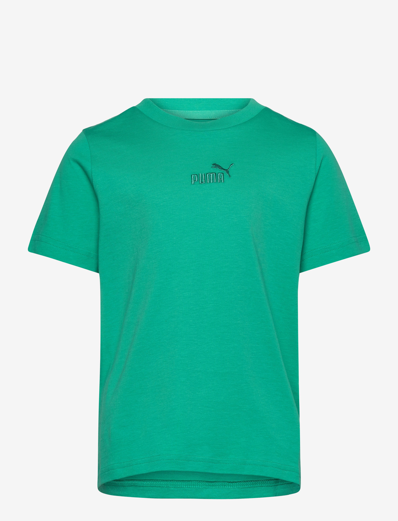 PUMA - ESS Small No.1 Logo Centered Tee B - sports tops - vibrant green - 0