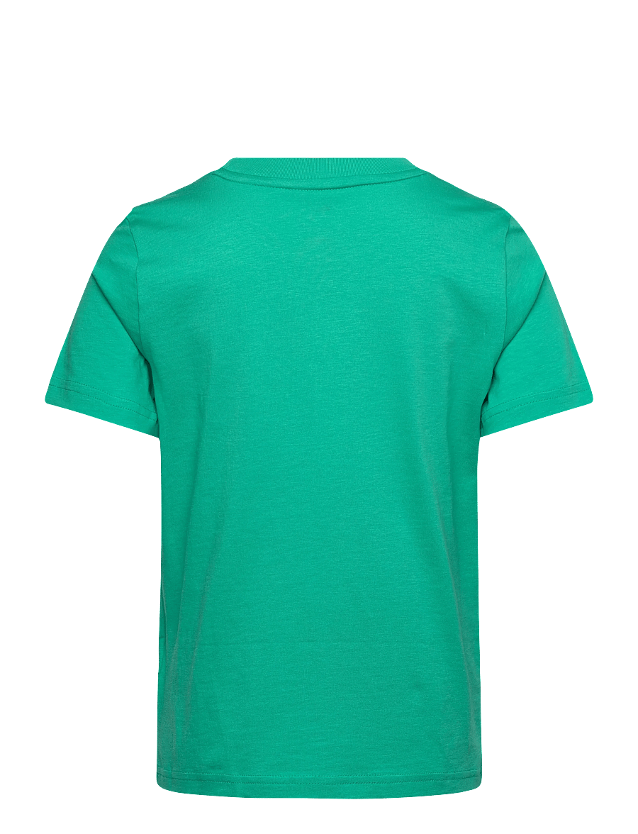 PUMA - ESS Small No.1 Logo Centered Tee B - kortärmade t-shirts - vibrant green - 1