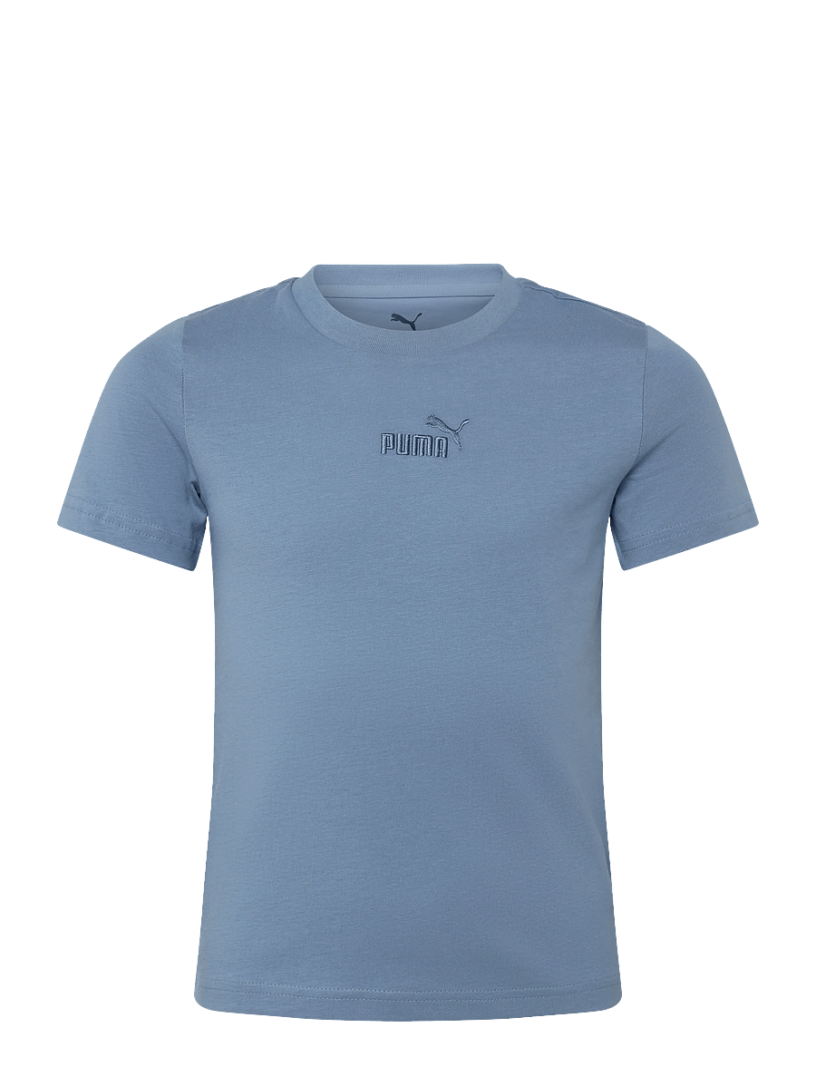 PUMA - ESS Small No.1 Logo Centered Tee B - kurzärmelig - zen blue - 0