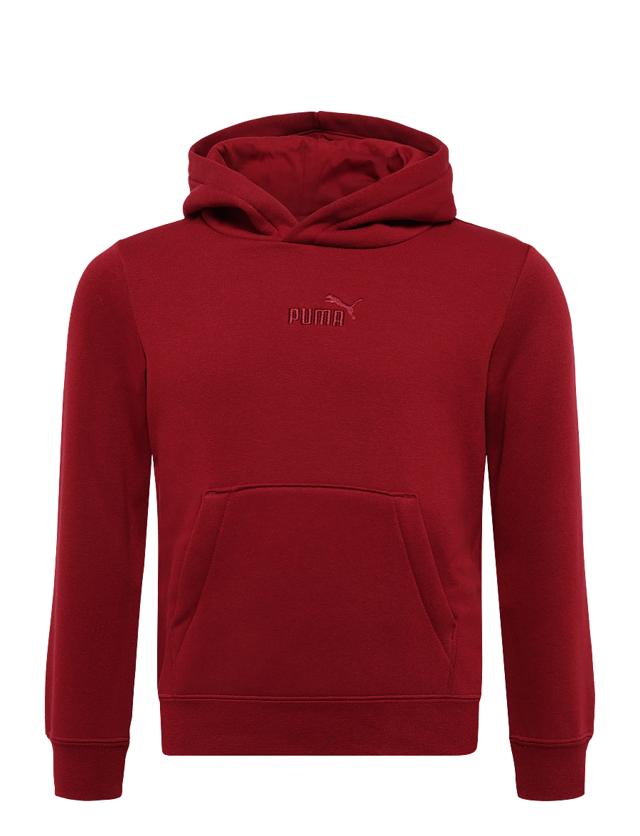 PUMA - ESS Small No.1 Logo Centered Hoodie FL B - kapuzenpullover - garnet glow - 0