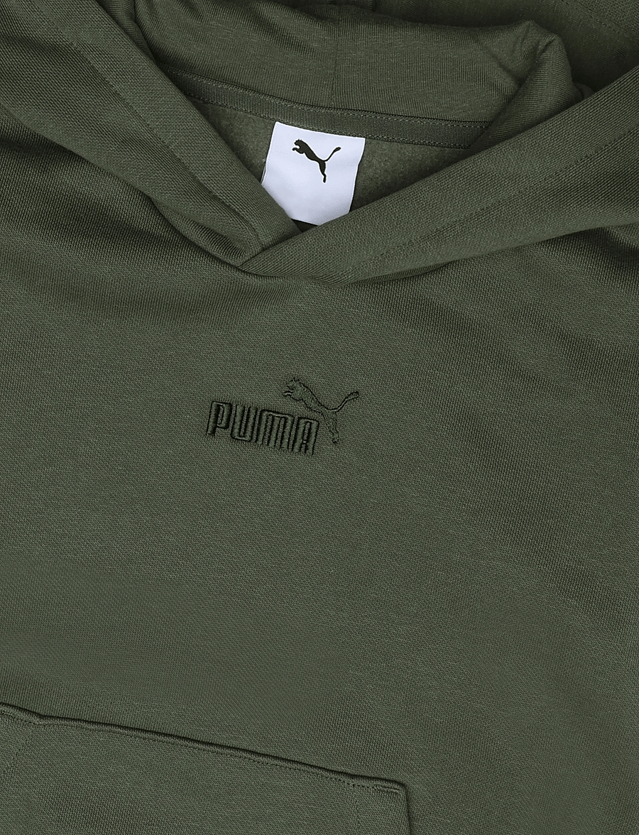 PUMA - ESS Small No.1 Logo Centered Hoodie FL B - bluzy z kapturem - moss veil - 2
