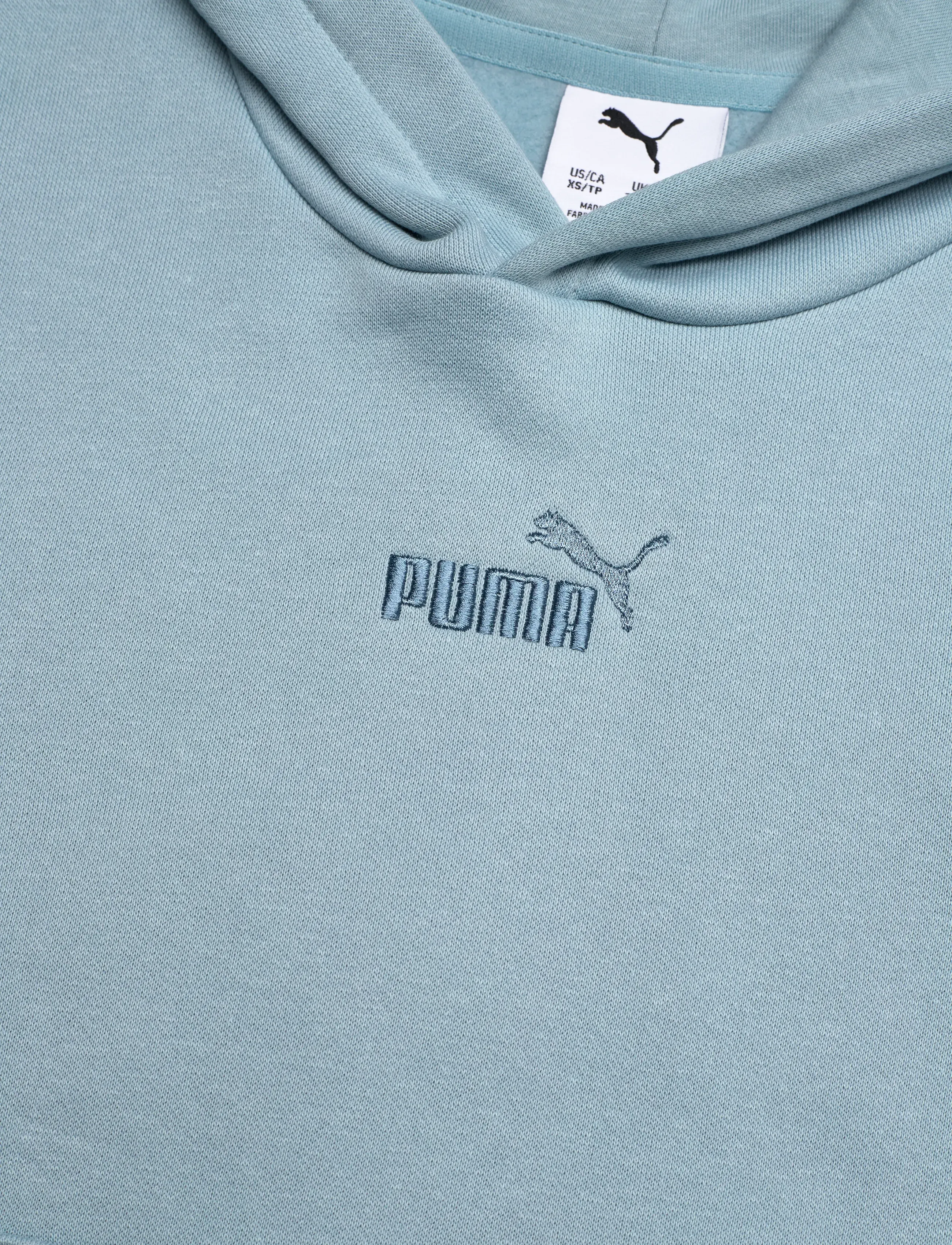 PUMA - ESS Small No.1 Logo Centered Hoodie FL B - hættetrøjer - seafoam - 2