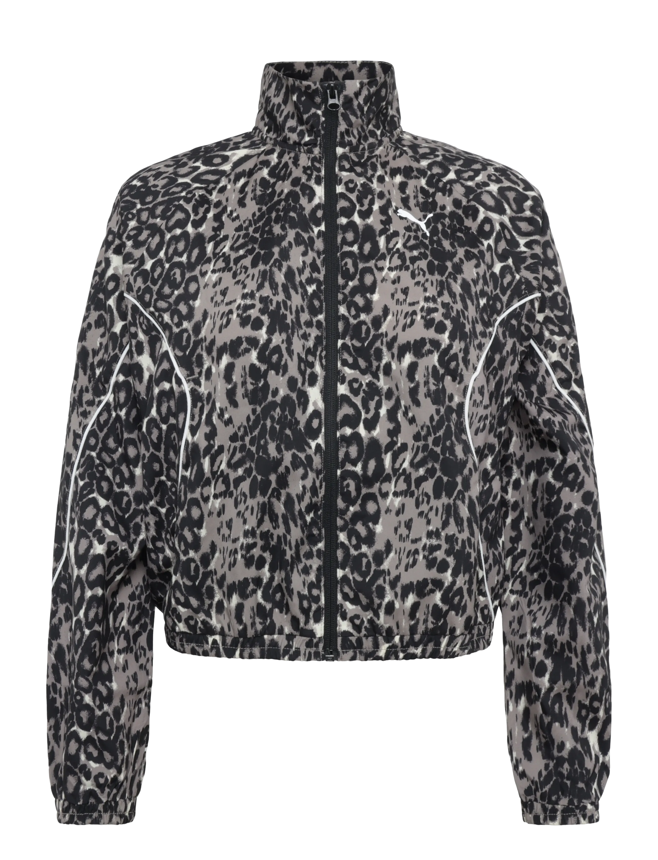 PUMA PUMA SPORT ANIMAL Relaxed AOP Full-Zip Woven Jacket - Bästsäljare Sport - MOUSE GRAY / grey