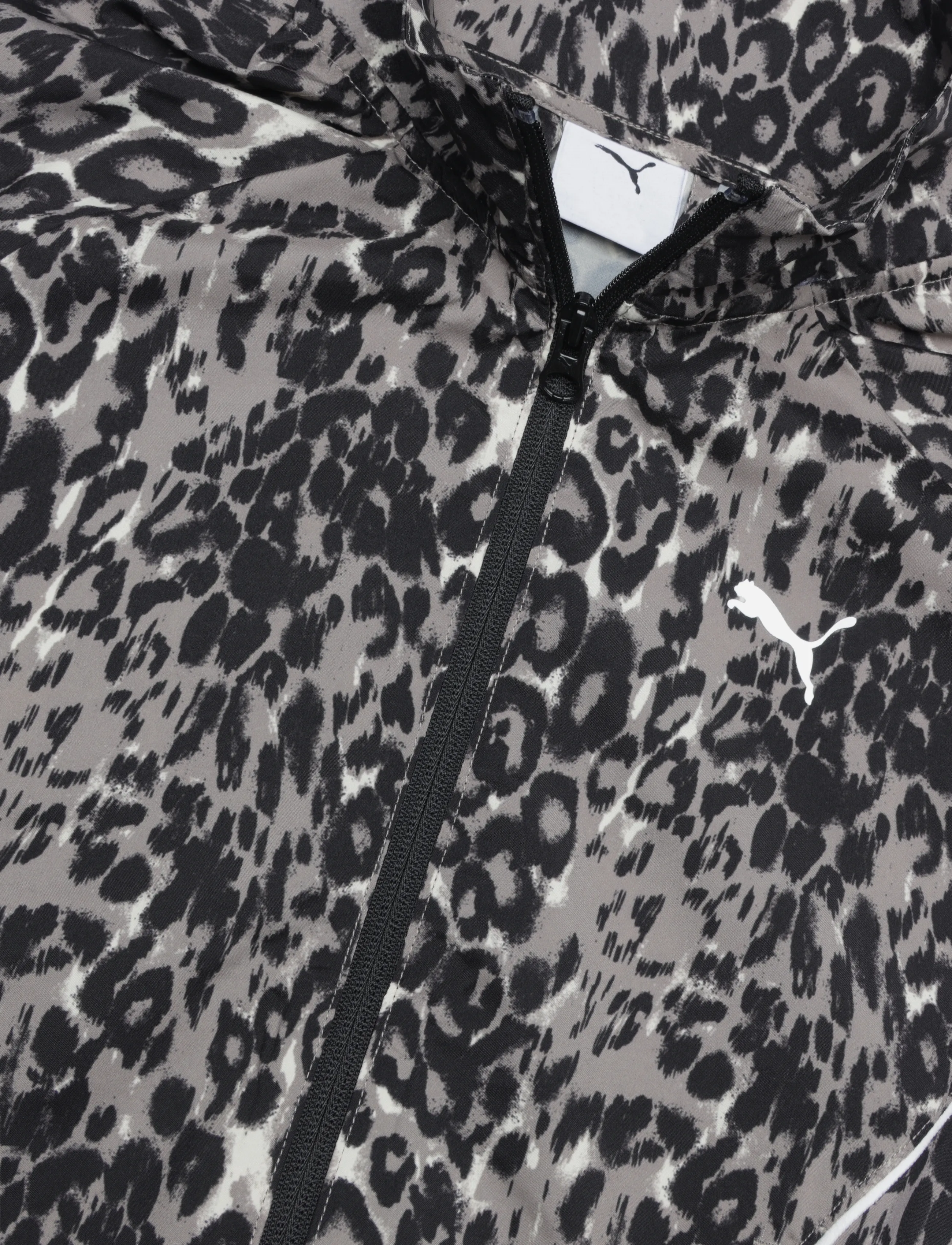 PUMA - PUMA SPORT ANIMAL Relaxed AOP Full-Zip Woven Jacket - casual jackor - mouse gray - 2