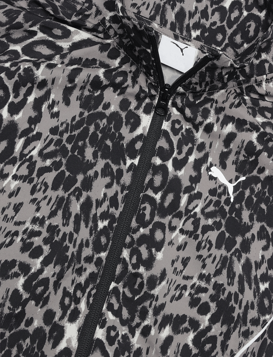 PUMA - PUMA SPORT ANIMAL Relaxed AOP Full-Zip Woven Jacket - casual jackor - mouse gray - 2
