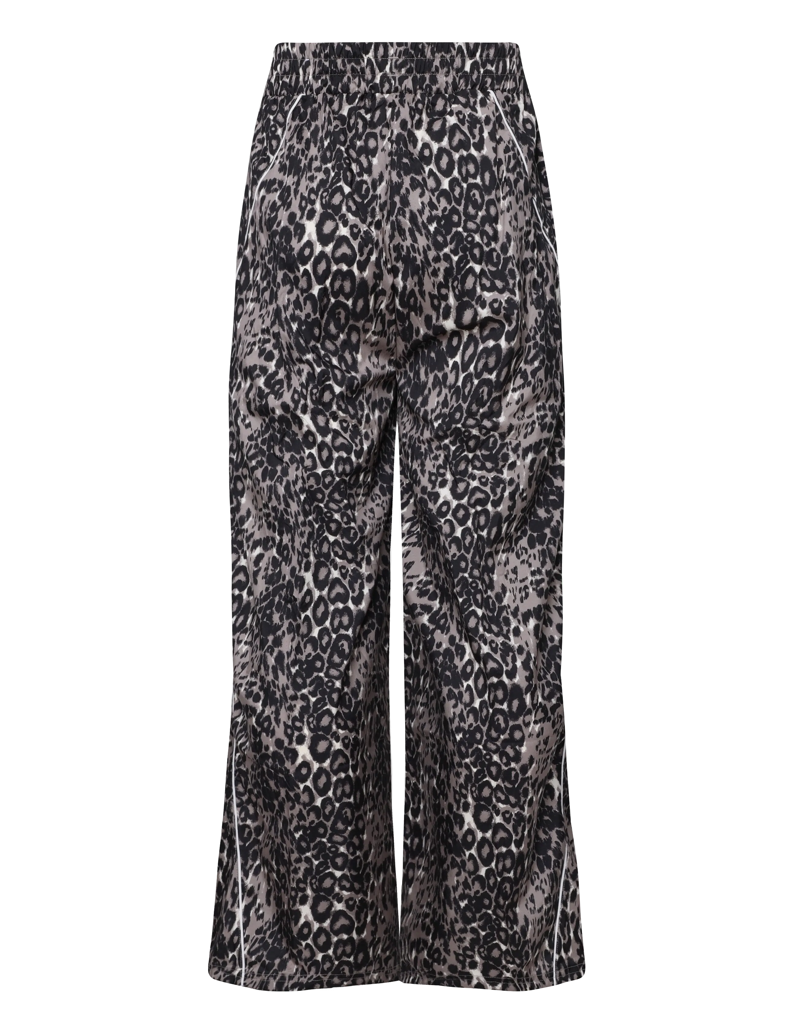 PUMA - PUMA SPORT ANIMAL Relaxed AOP Wide Leg Woven Pants - casual byxor - mouse gray - 1