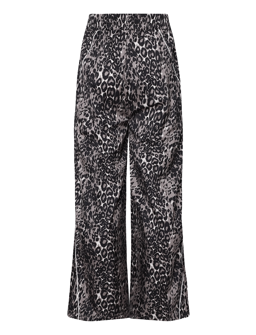 PUMA - PUMA SPORT ANIMAL Relaxed AOP Wide Leg Woven Pants - casual byxor - mouse gray - 1