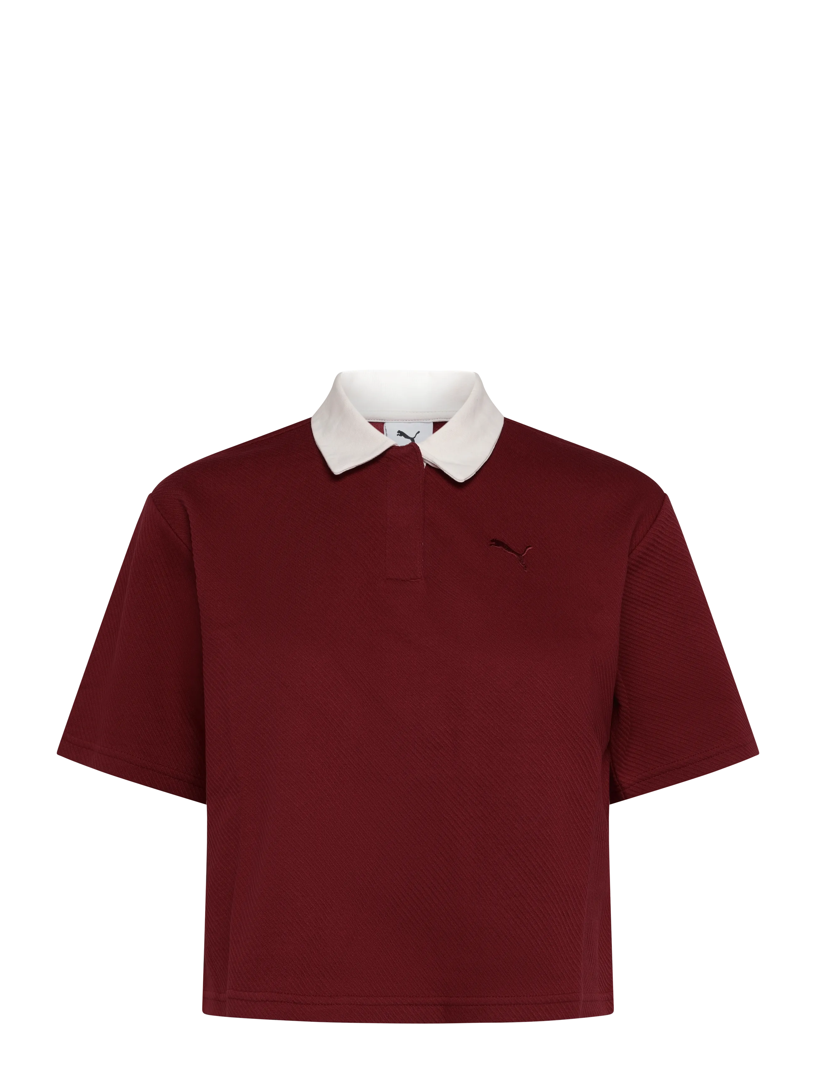 PUMA PUMA CLASS Relaxed Polo Tee - Riided - GARNET GLOW / burgundy