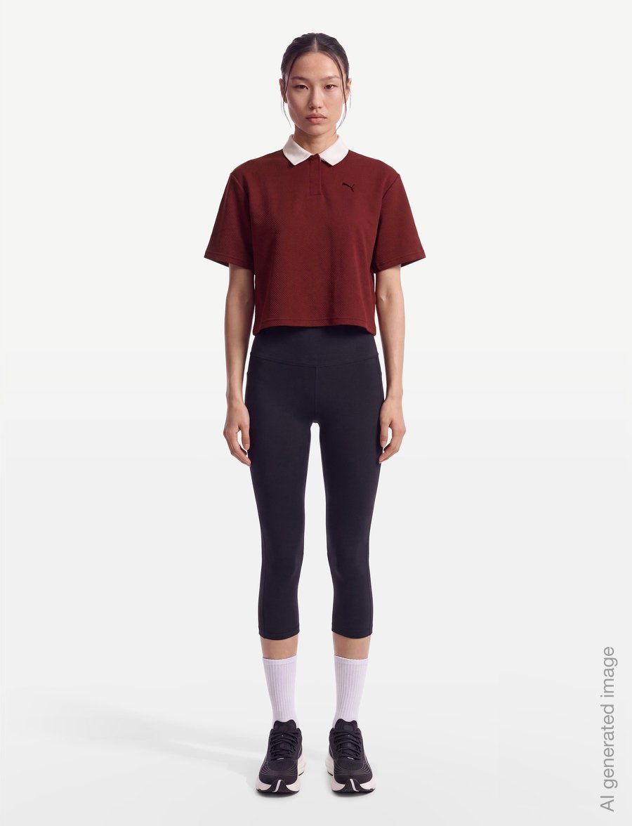 PUMA - PUMA CLASS Relaxed Polo Tee - polos - garnet glow - 0