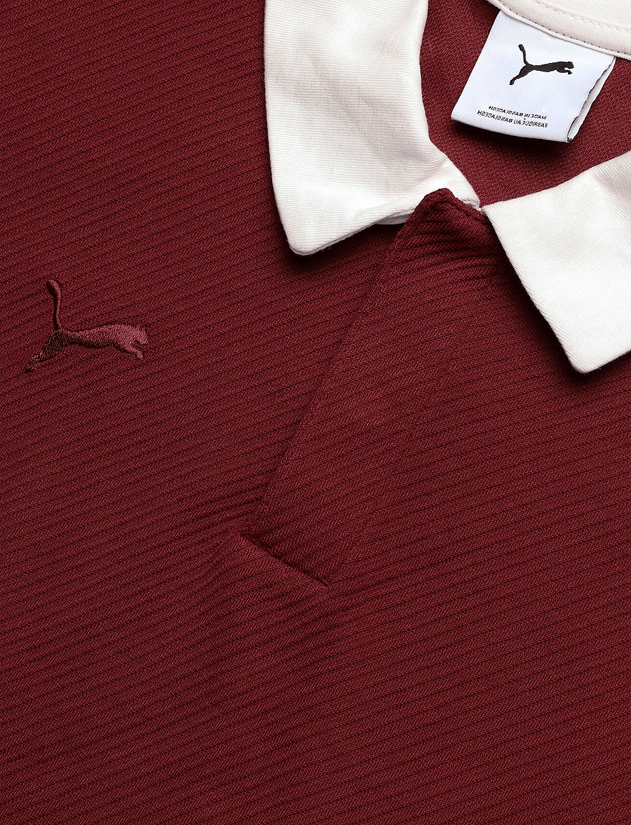 PUMA - PUMA CLASS Relaxed Polo Tee - toppar & t-shirts - garnet glow - 2